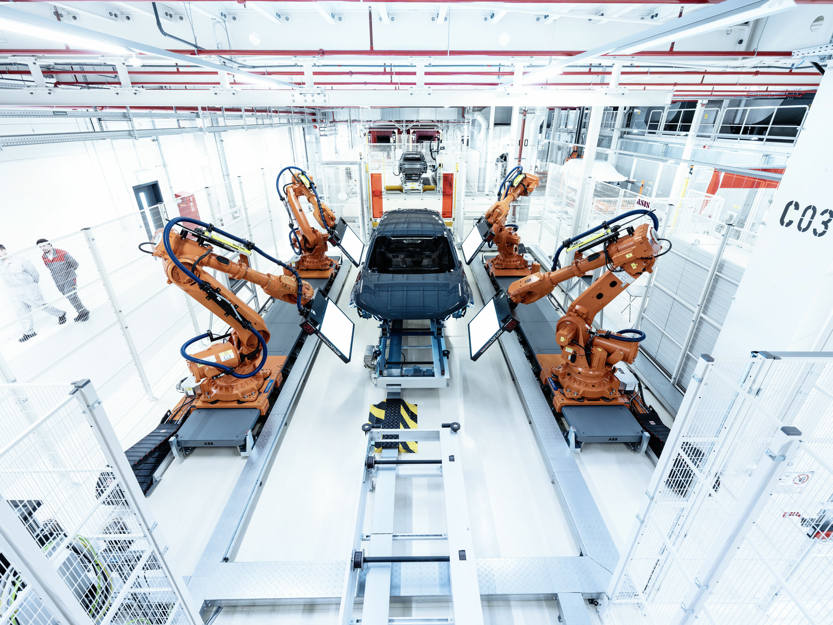 Production Audi Q6 e-tron at the Ingolstadt site