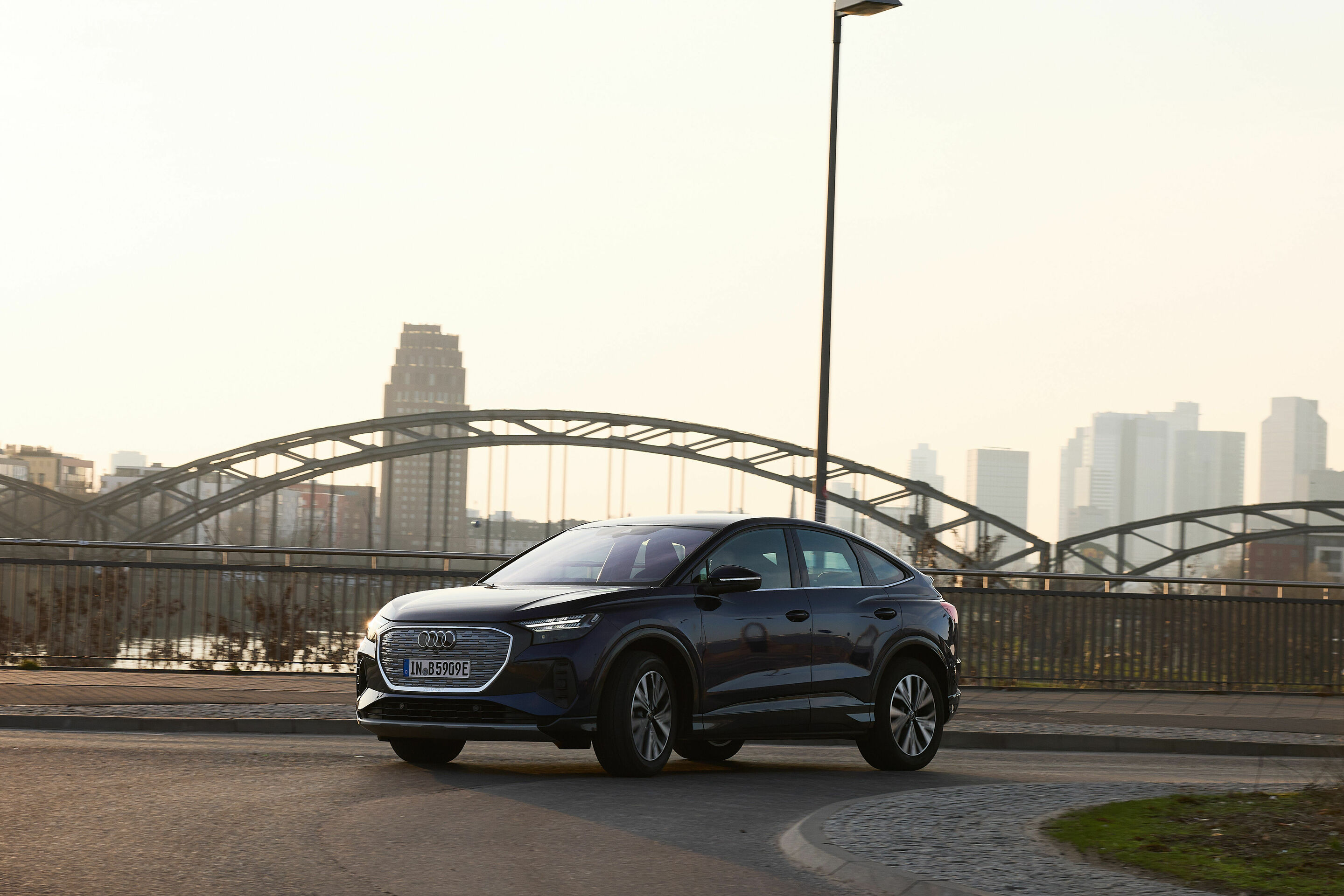 Audi charging hub Frankfurt - Frankfurt, a large city located on the bank of the Main River in Germany, is the sixth location.