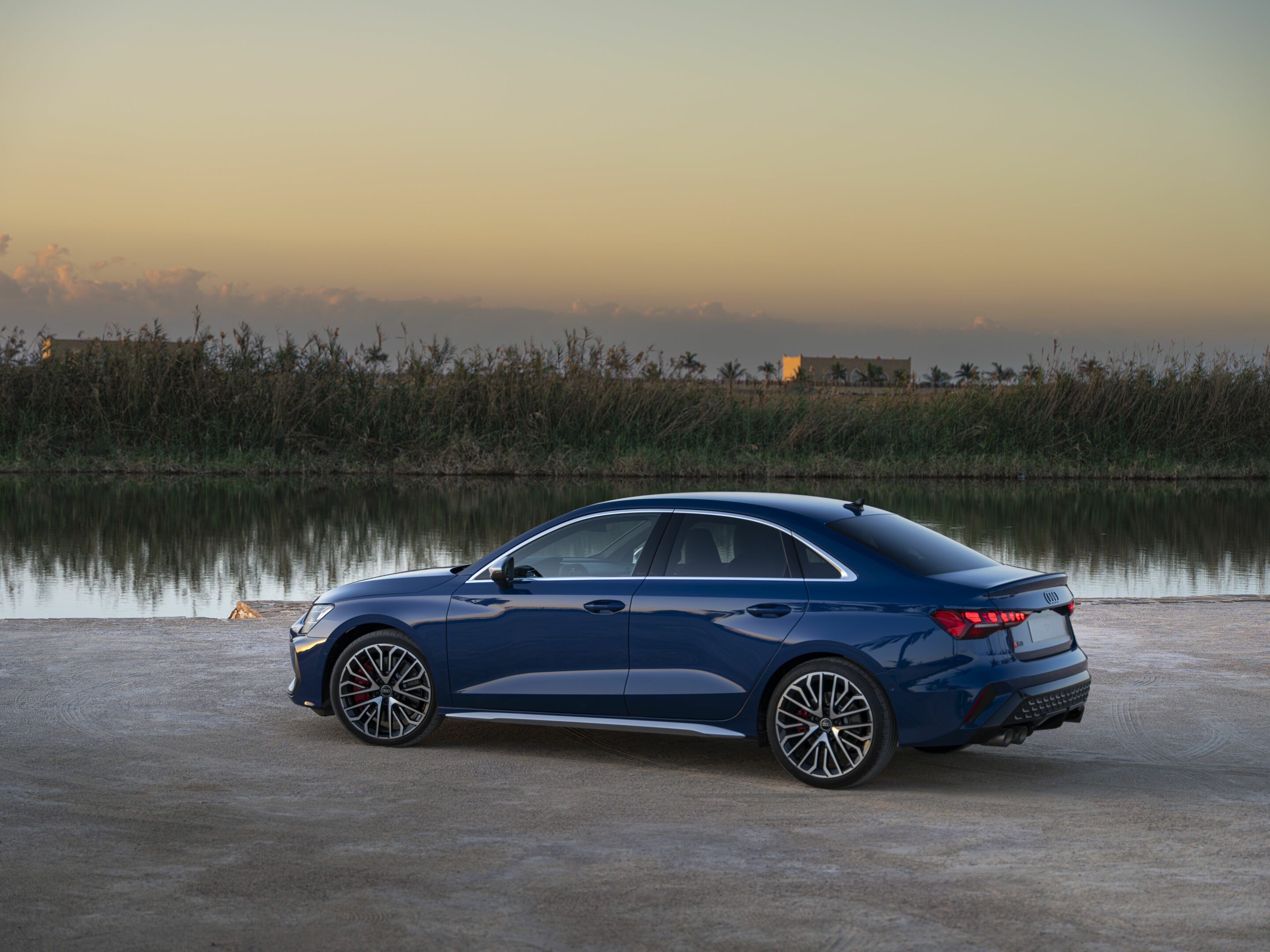Audi S3 Sedan - Static photo, 
Colour: Ascari blue metallic