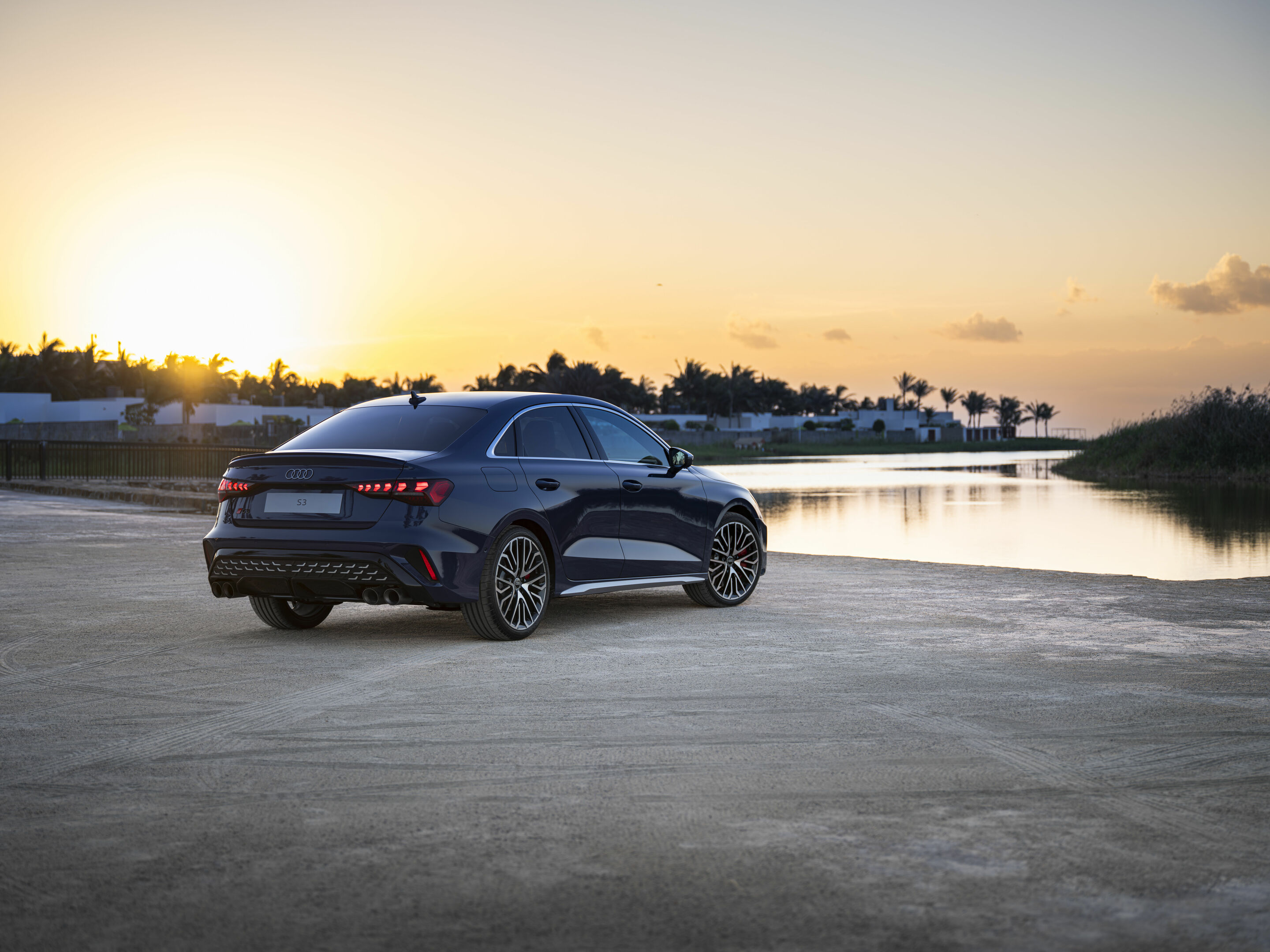 Audi S3 Sedan - Static photo, 
Colour: Ascari blue metallic