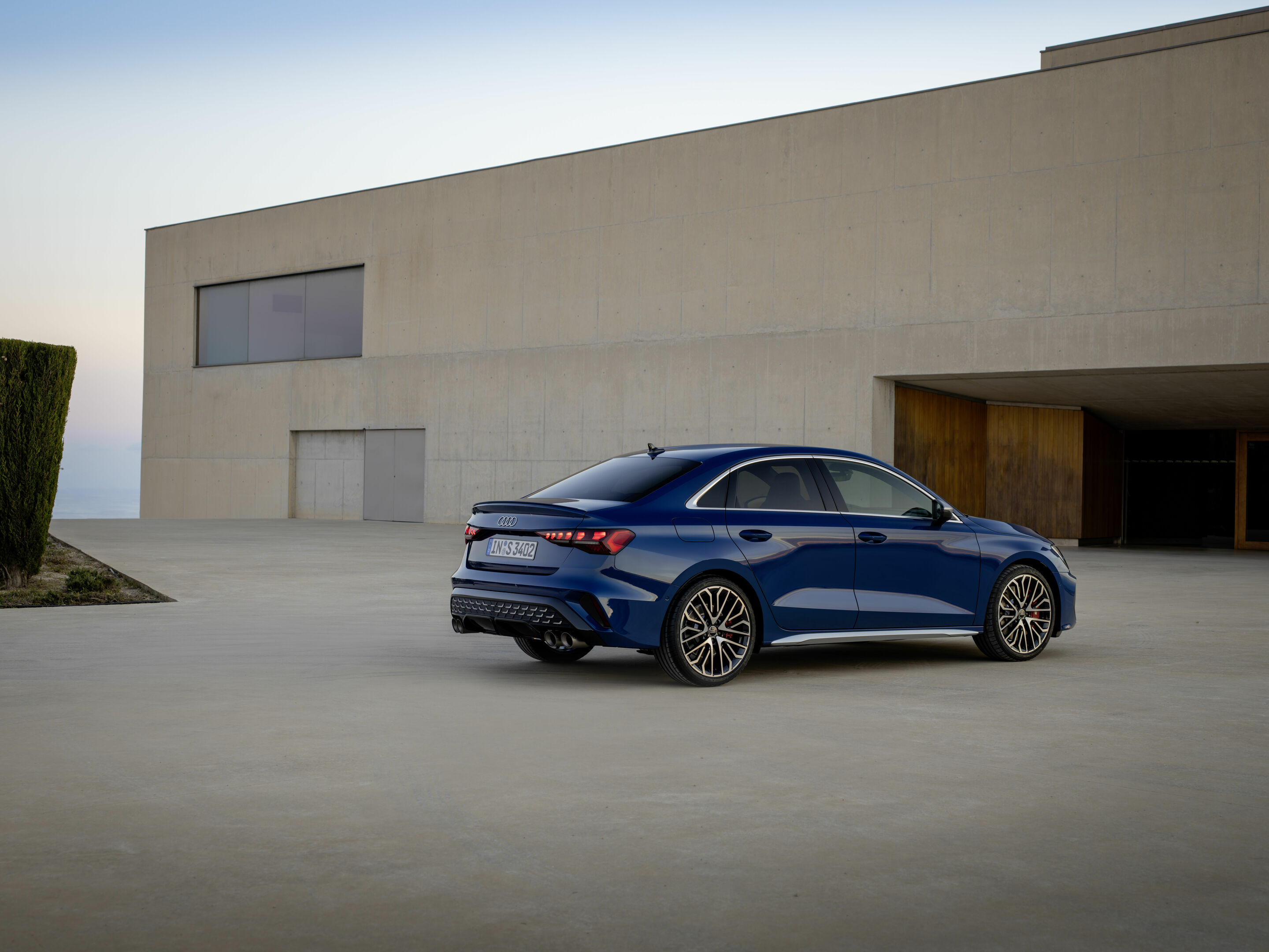 Audi S3 Sedan - Static photo, 
Colour: Ascari blue metallic