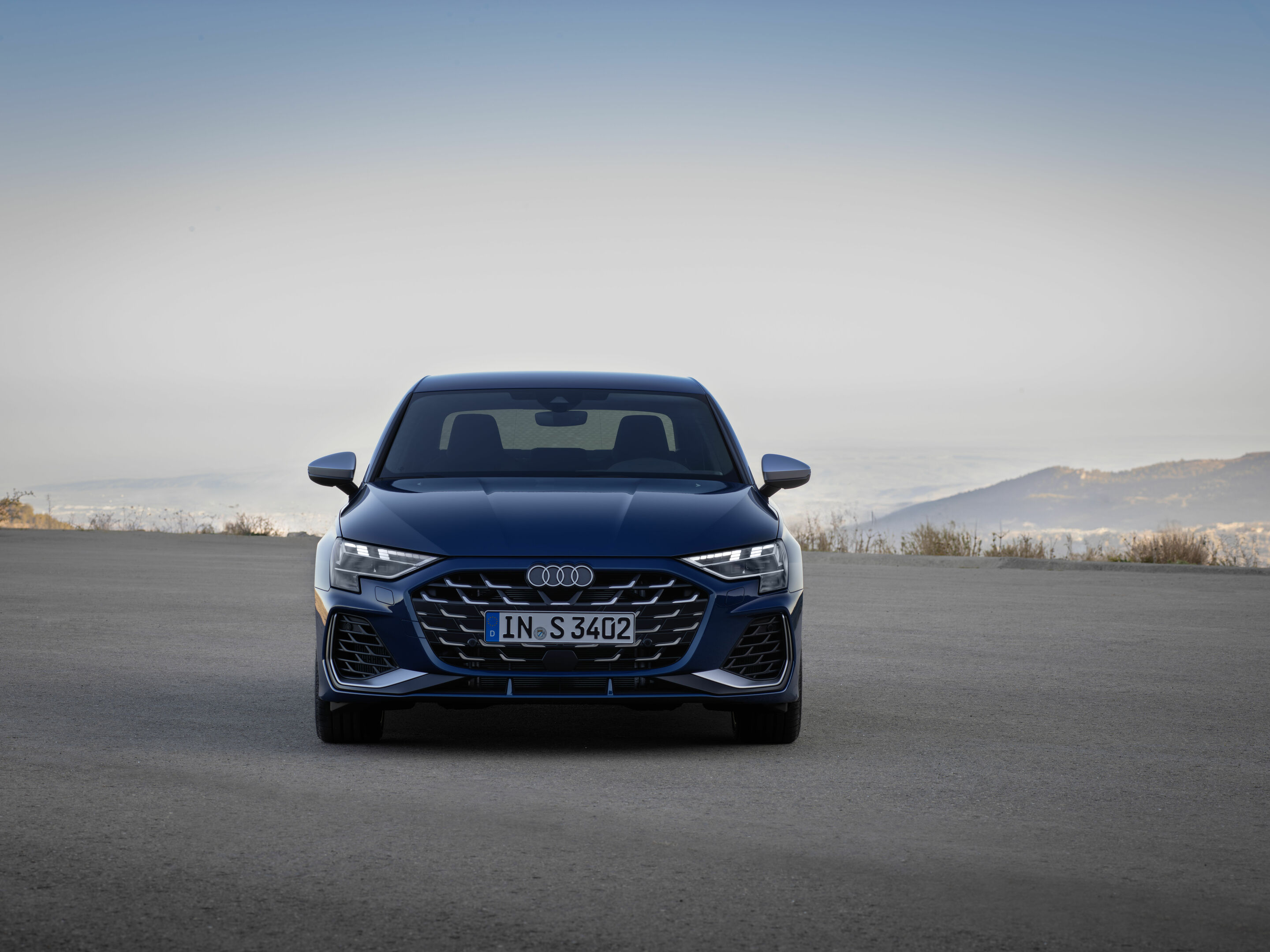 Audi S3 Sedan - Static photo, 
Colour: Ascari blue metallic