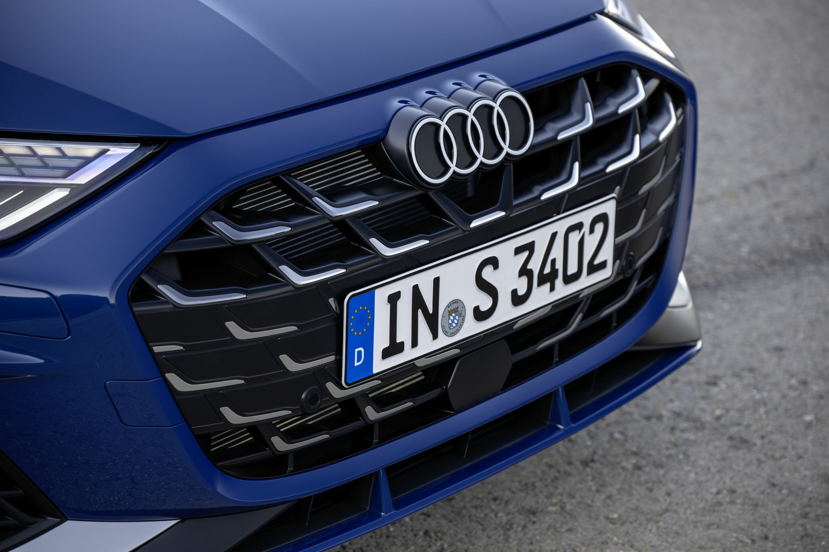 Audi S3 Sedan - Detail, 
Colour: Ascari blue metallic