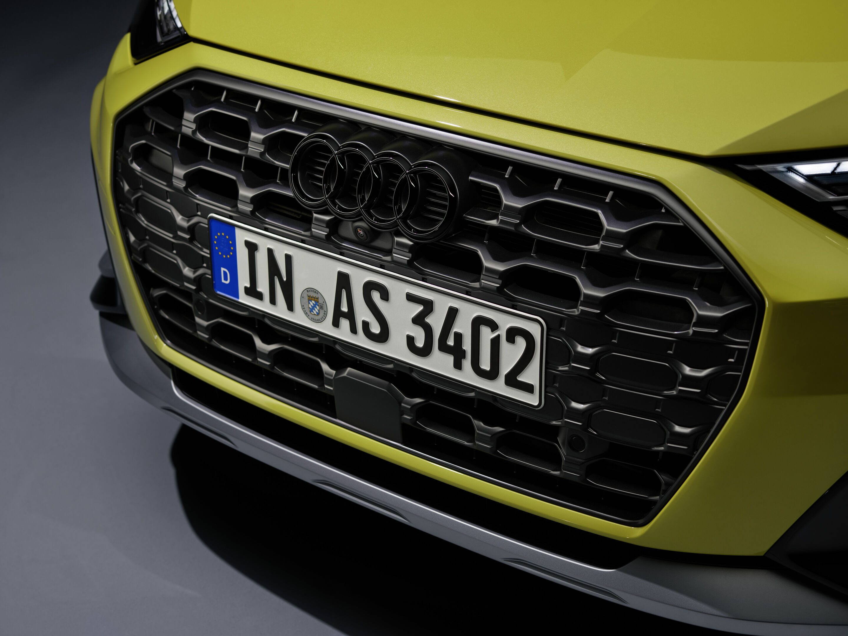 Audi A3 allstreet - Detail, 
Farbe: Pythongelb