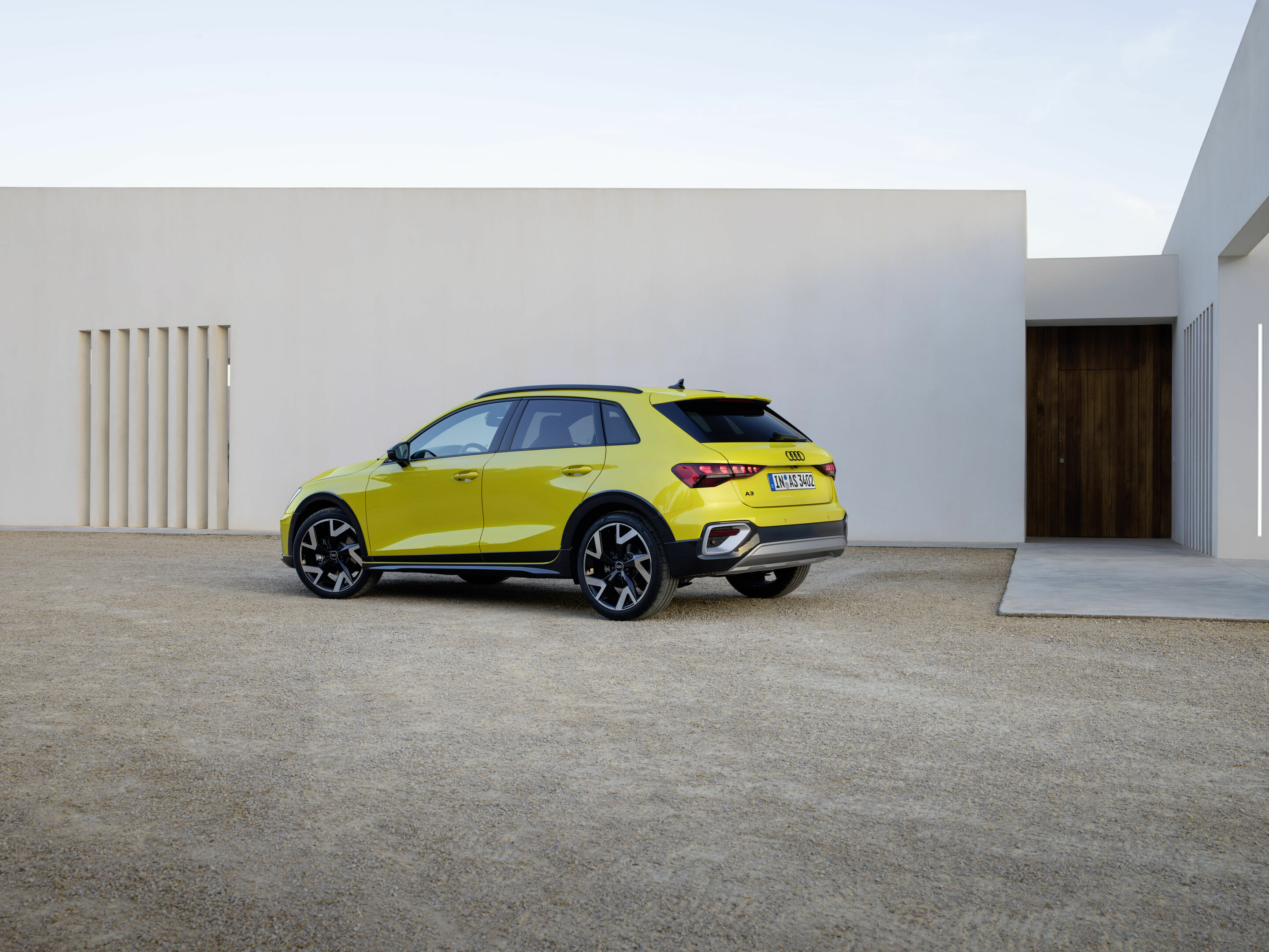 Audi A3 allstreet - Standaufnahme, 
Farbe: Pythongelb