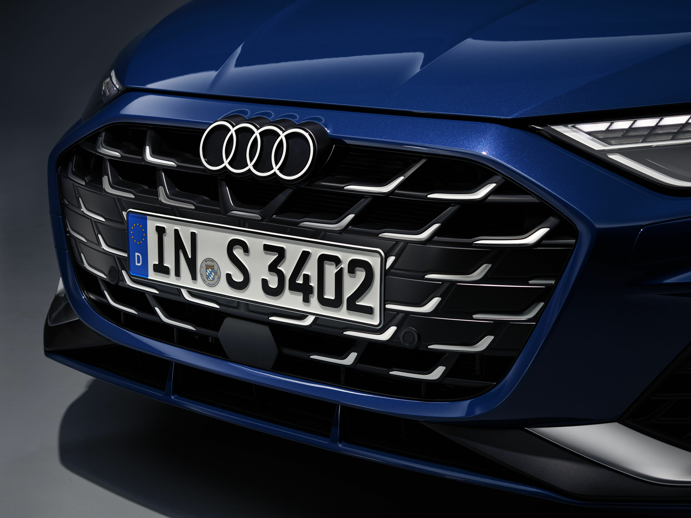 Audi S3 Sedan - Detail, 
Colour: Ascari blue metallic