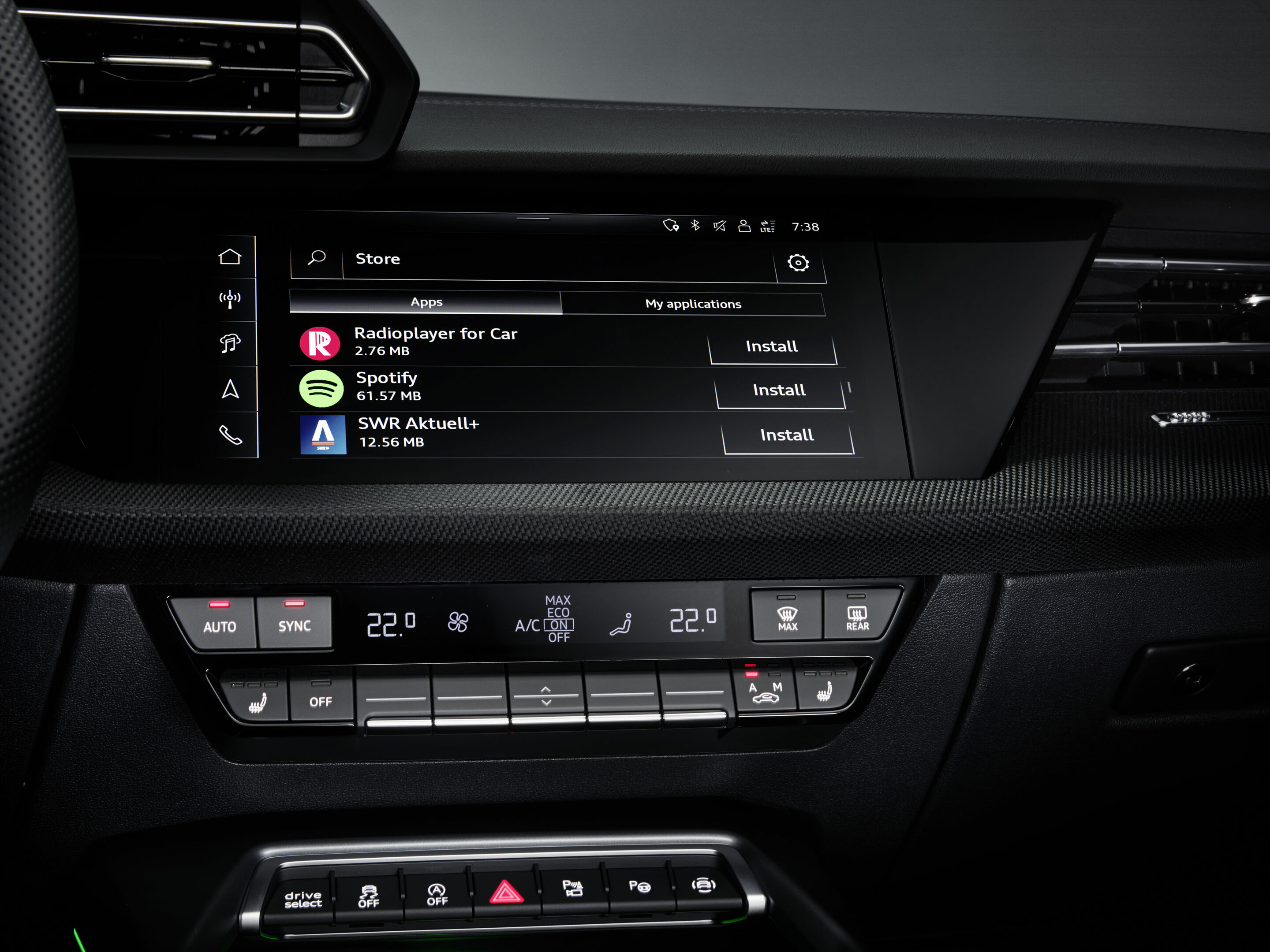 Audi A3 Sportback - Cockpit