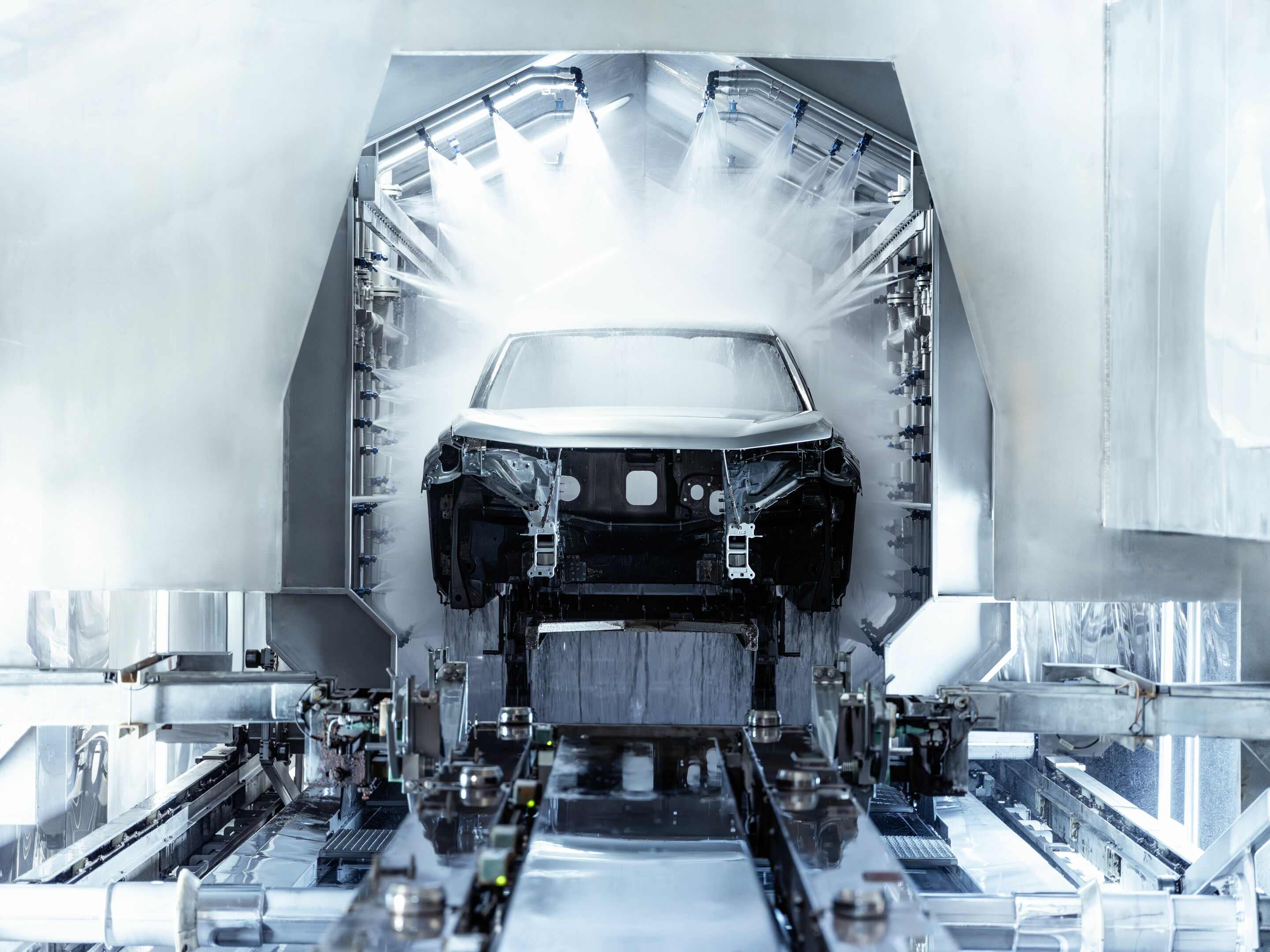 Production Audi Q6 e-tron at the Ingolstadt site