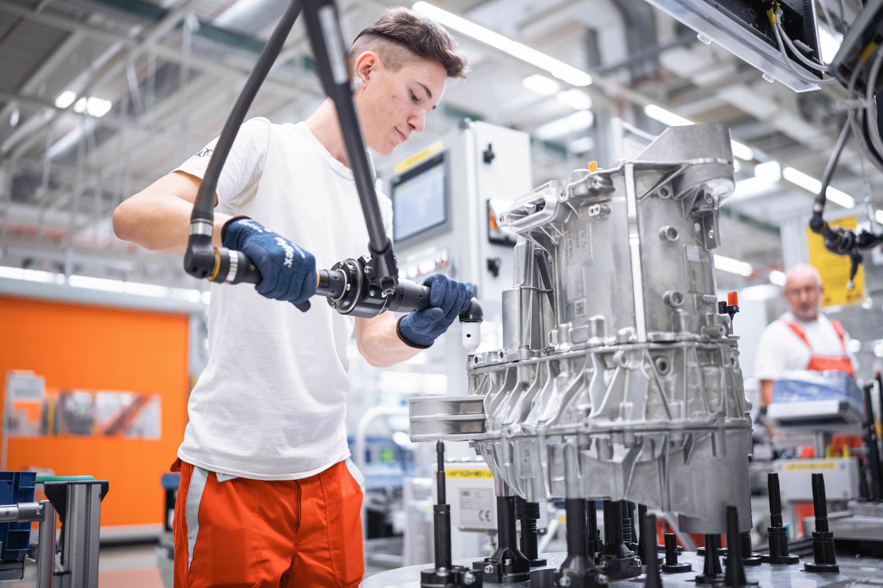 Produktion der PPE-Motoren am Standort Győr in Ungarn