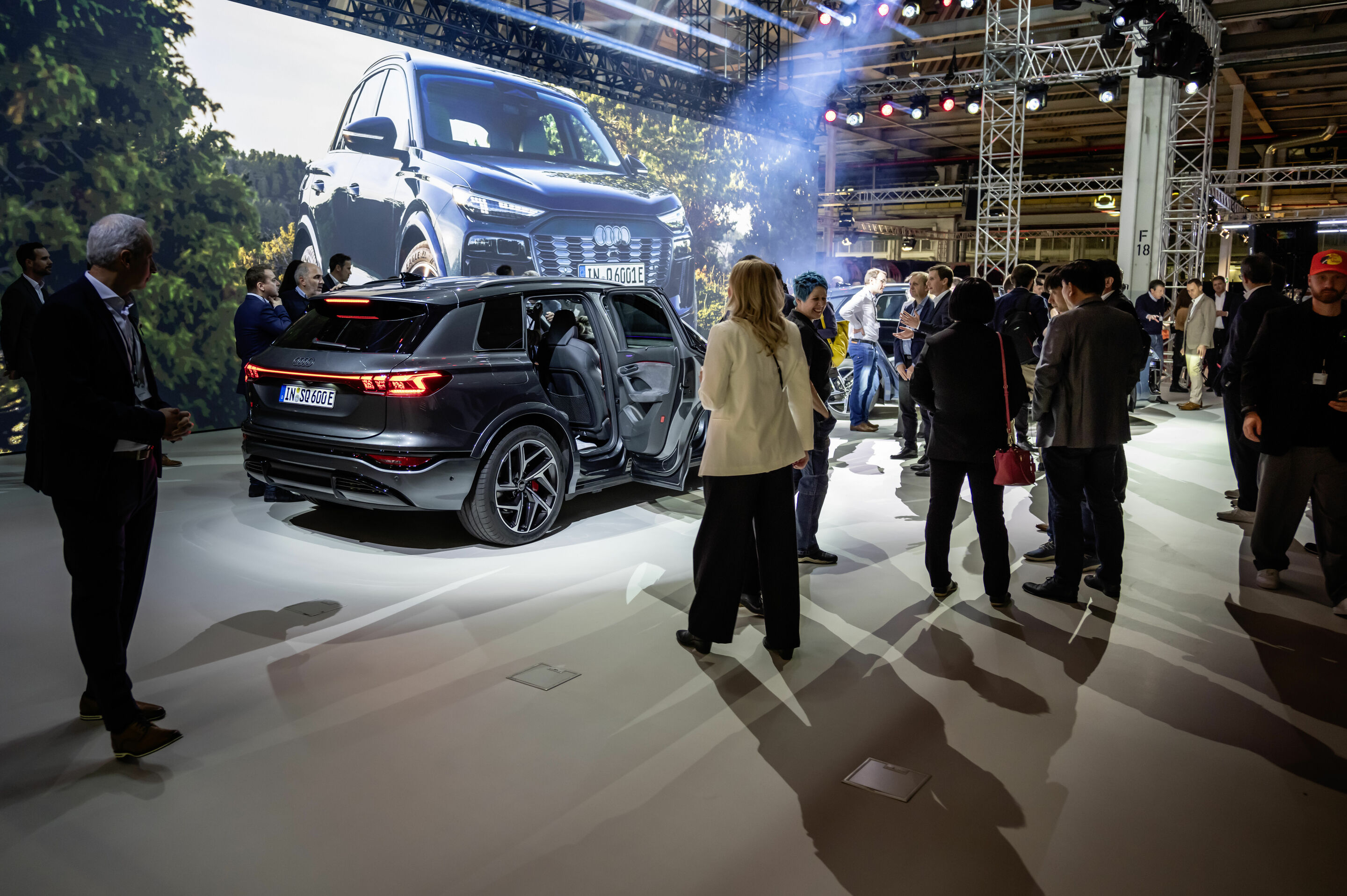 Audi Q6 e-tron world premiere on March 18, 2024, in Ingolstadt
