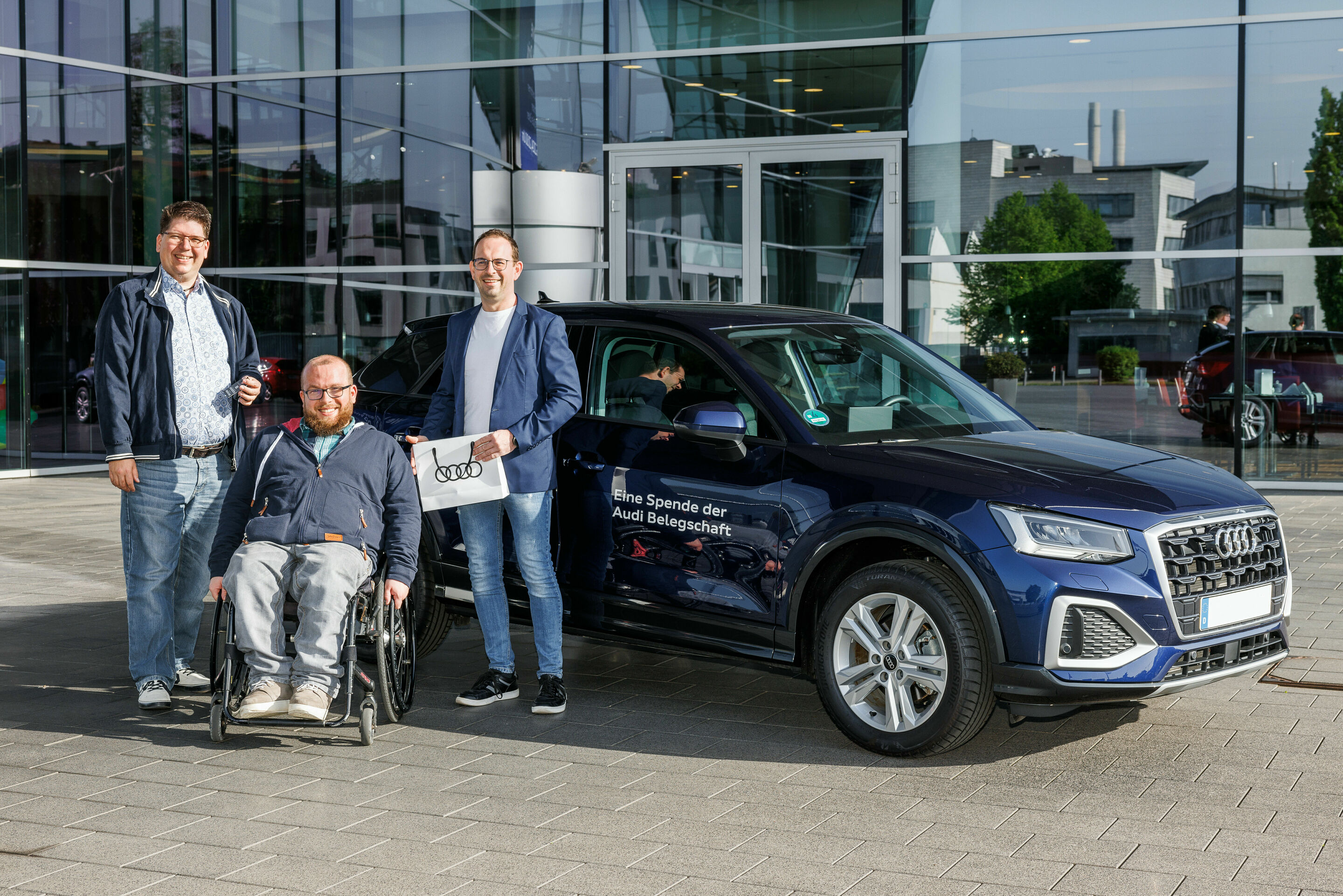Dank Fahrzeugspende der Audi Belegschaft geht Spielmobil wieder auf Tour