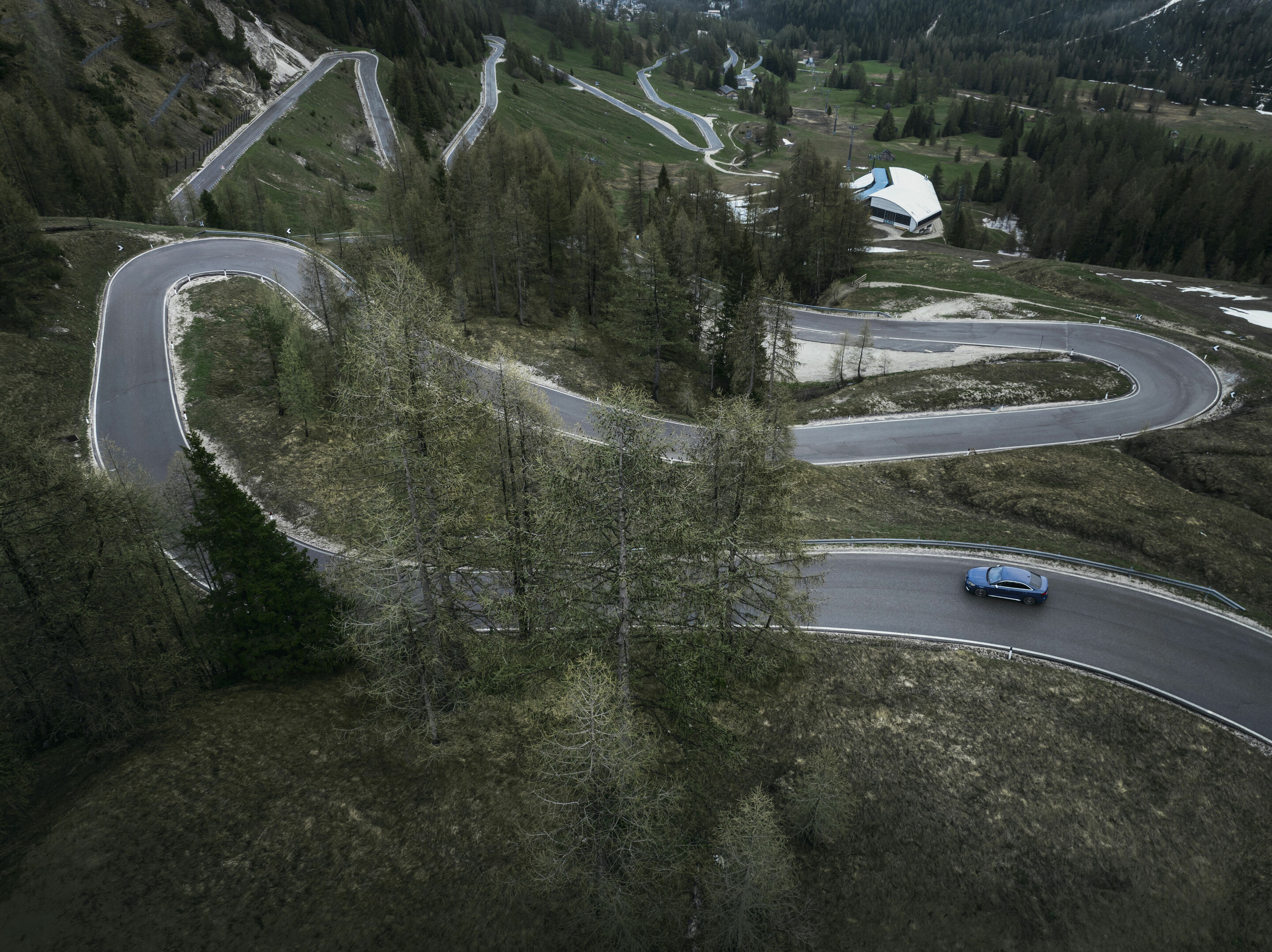 Audi S3 Sedan - Dynamic photo,
Colour: Ascari blue metallic
