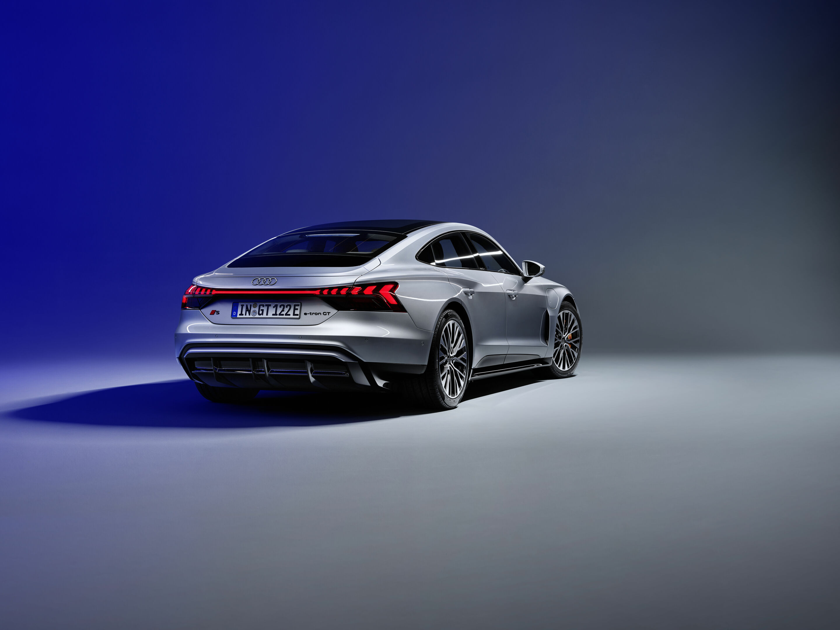 Audi S e-tron GT - Standaufnahme,
Farbe: Florettsilber Metallic