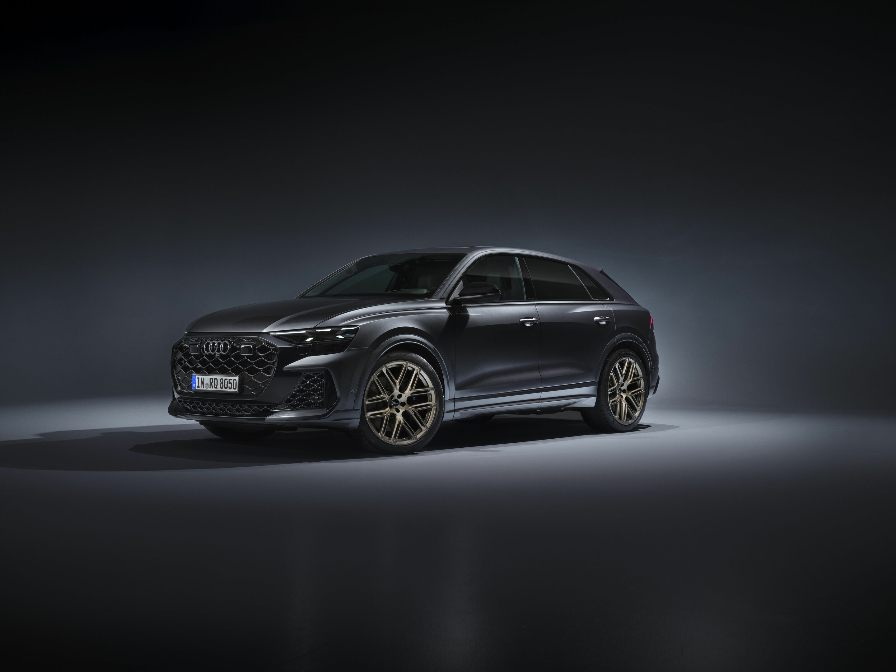 Audi RS Q8 - Standaufnahme,
Farbe: Daytonagrau Perleffekt