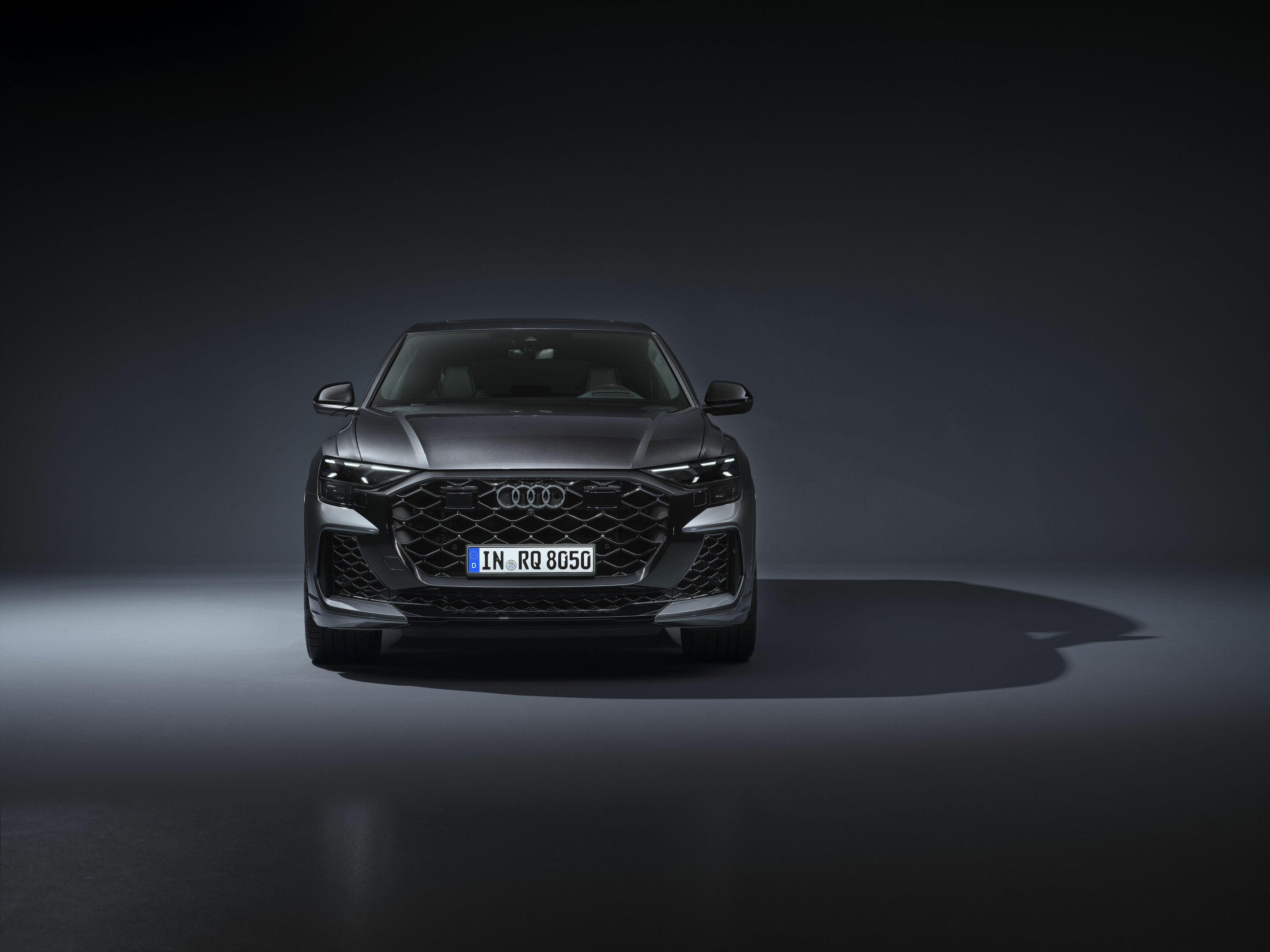 Audi RS Q8 - Standaufnahme,
Farbe: Daytonagrau Perleffekt