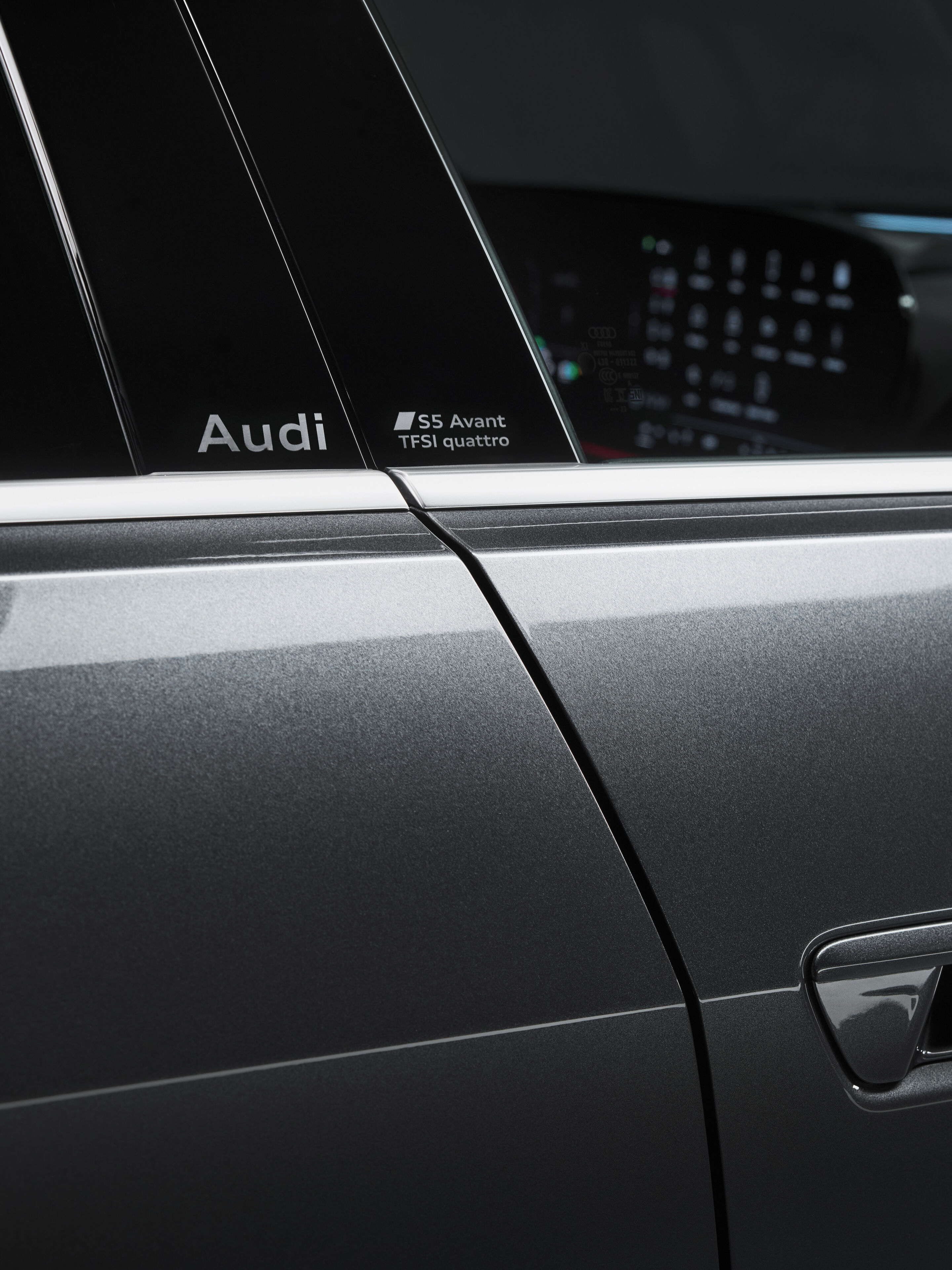 Audi S5 Avant - Detail,
Farbe: Daytonagrau Perleffekt