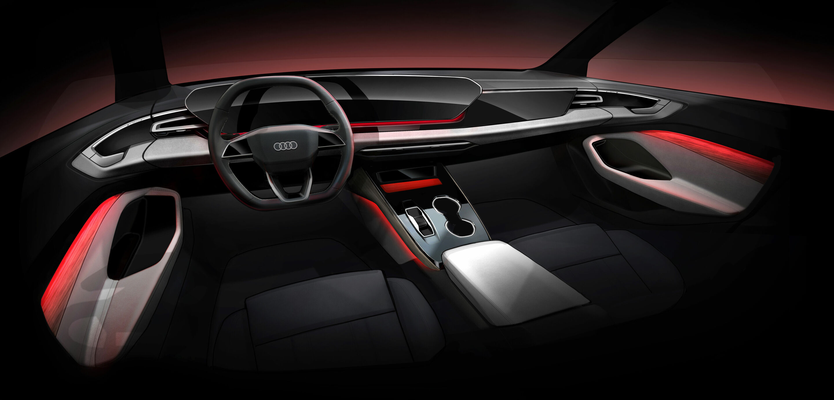 Sketch - Audi A5 - Design sketch - Interior