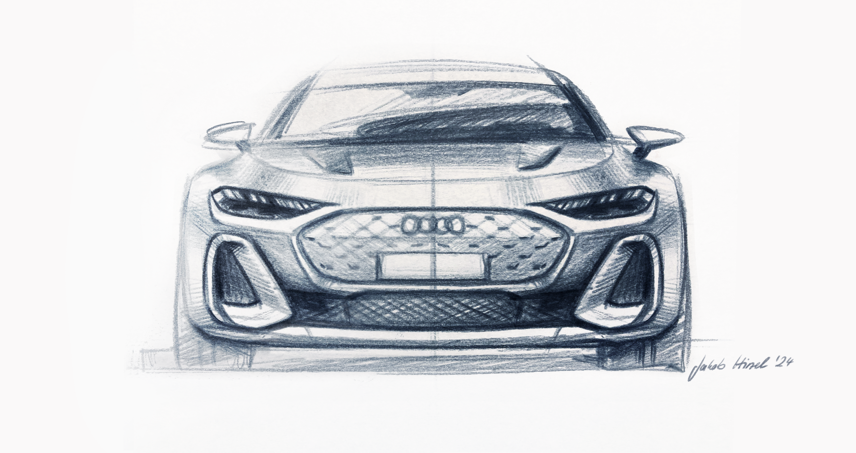 Sketch - Audi A5 - Design sketch - Exterior