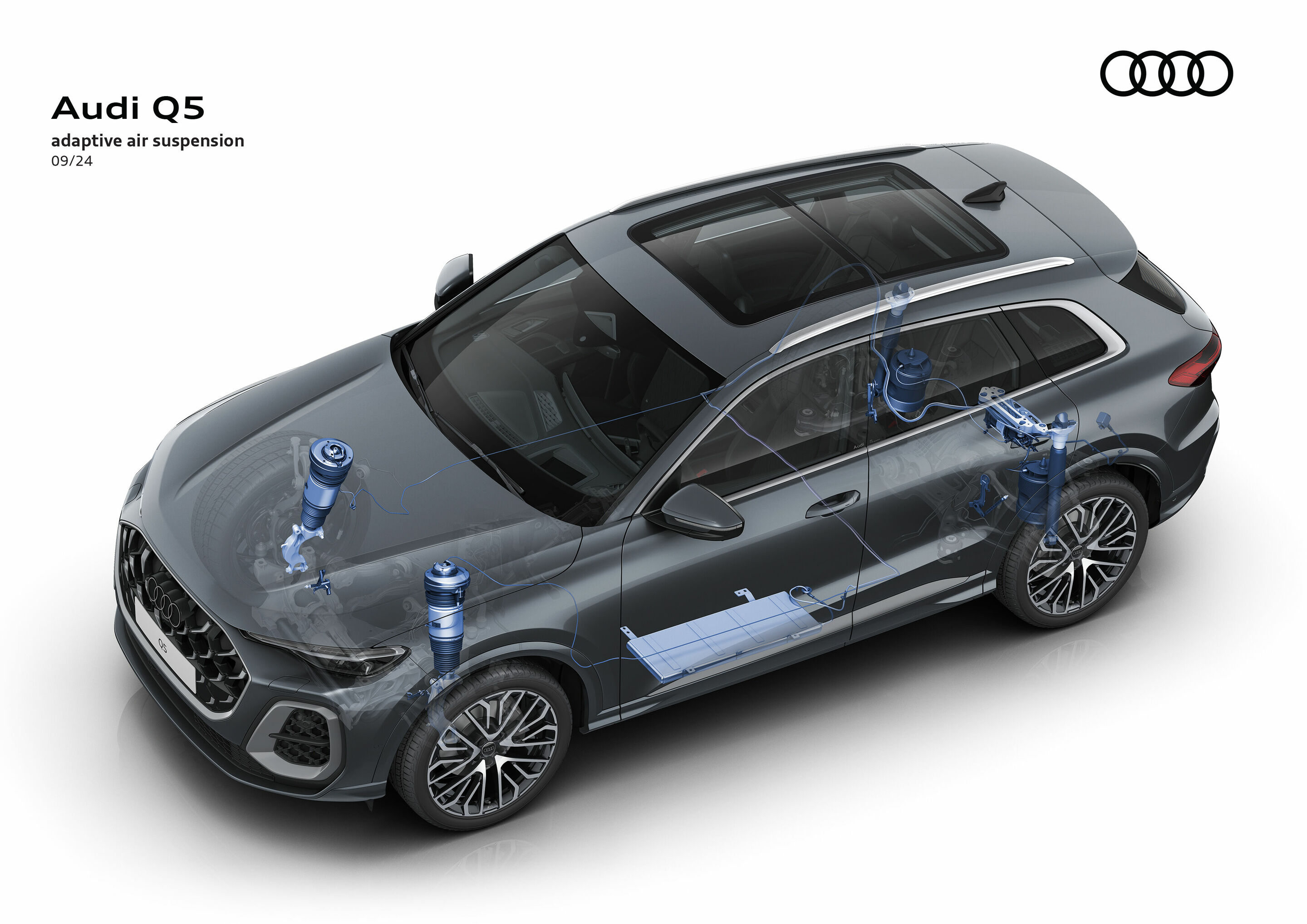 Illustration - Audi Q5 - Adaptive air suspension
