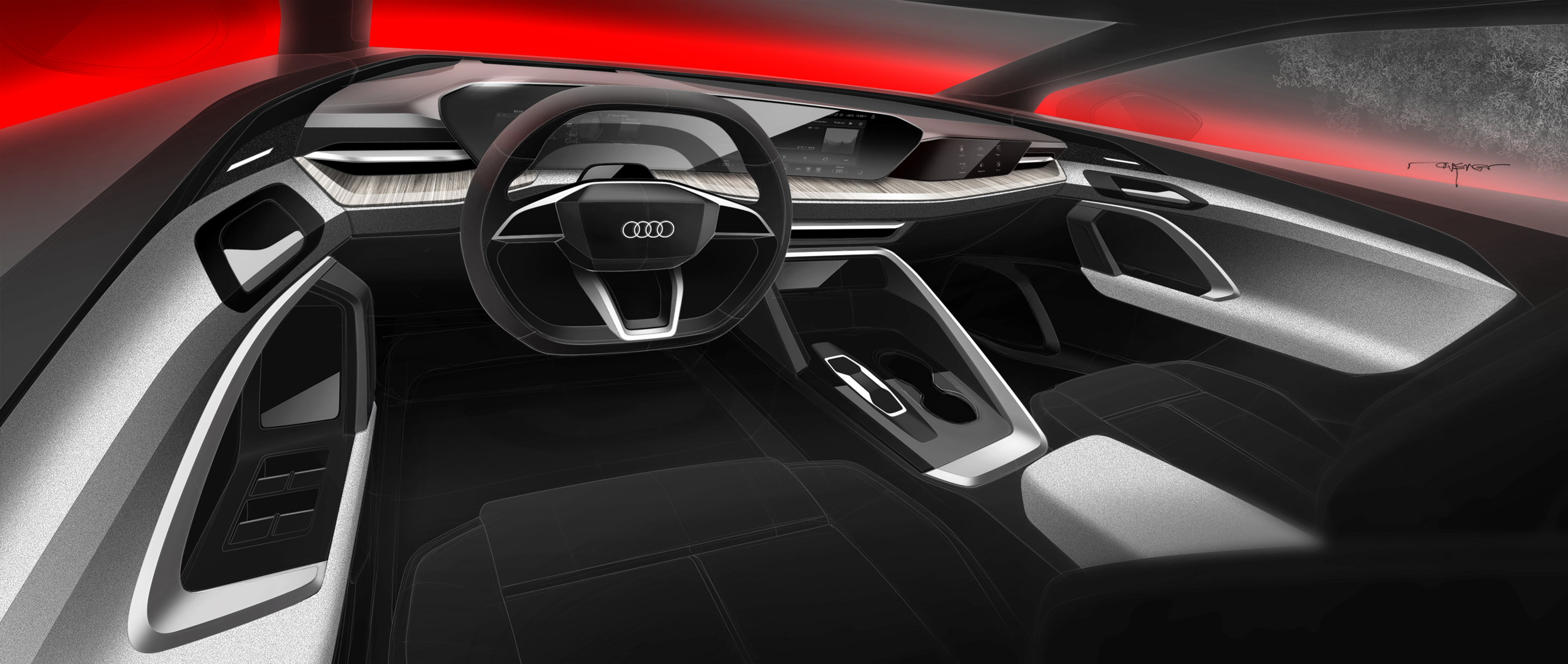 Skizze - Audi Q5 - Design Skizze