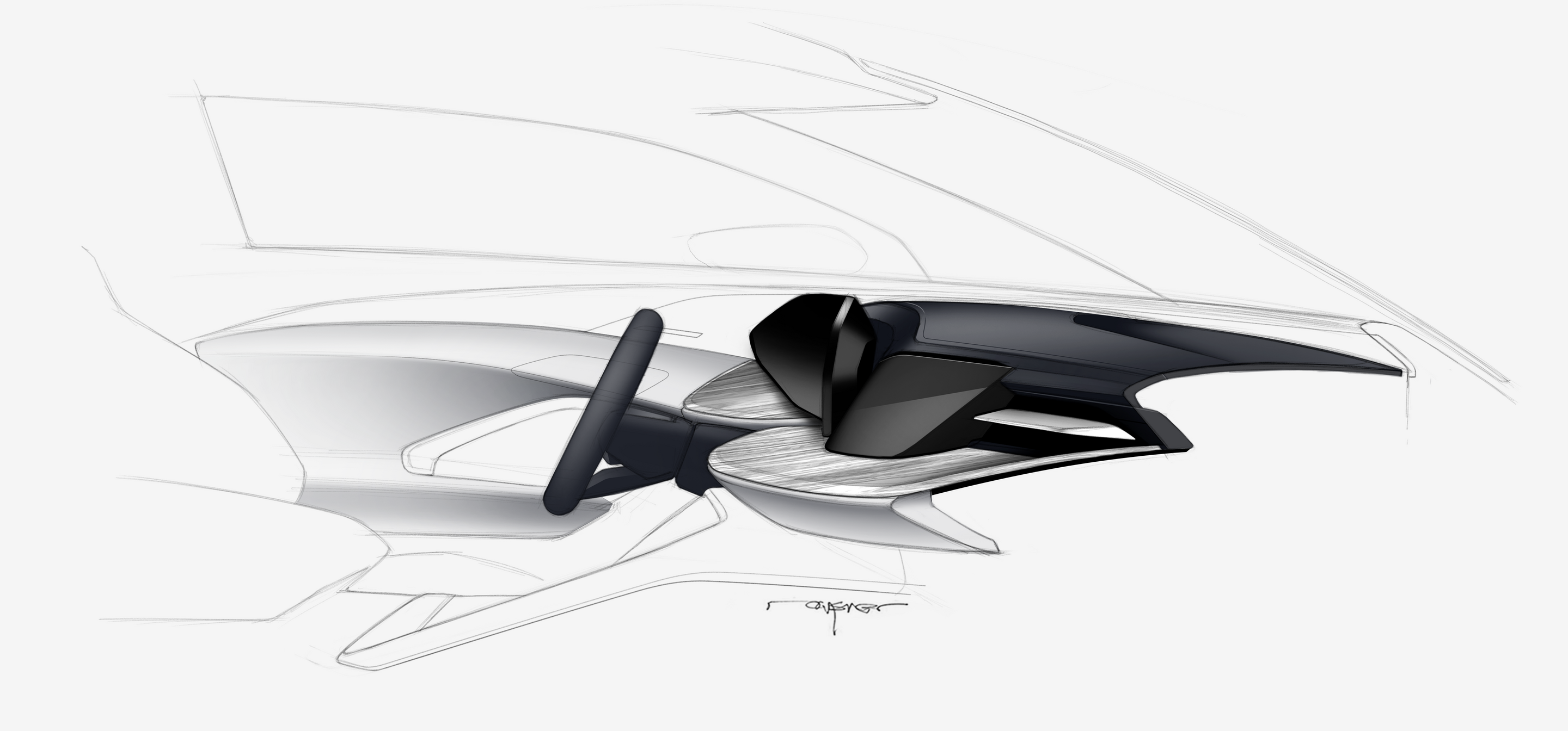 Skizze - Audi Q5 - Design Skizze