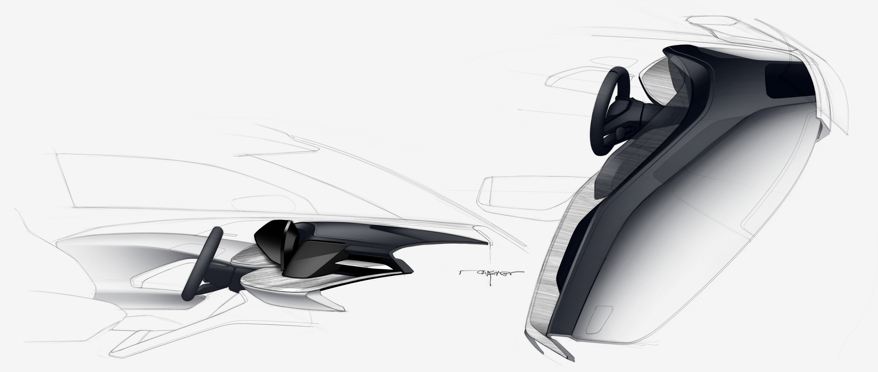 Skizze - Audi Q5 - Design Skizze