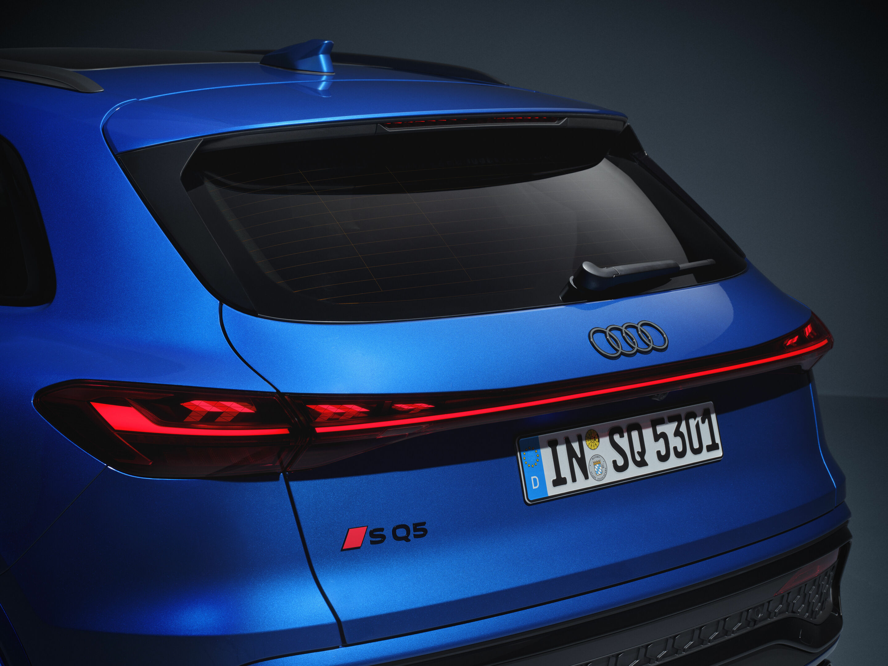 Audi SQ5 TFSI - Detail, 
Farbe: Ultrablau Metallic