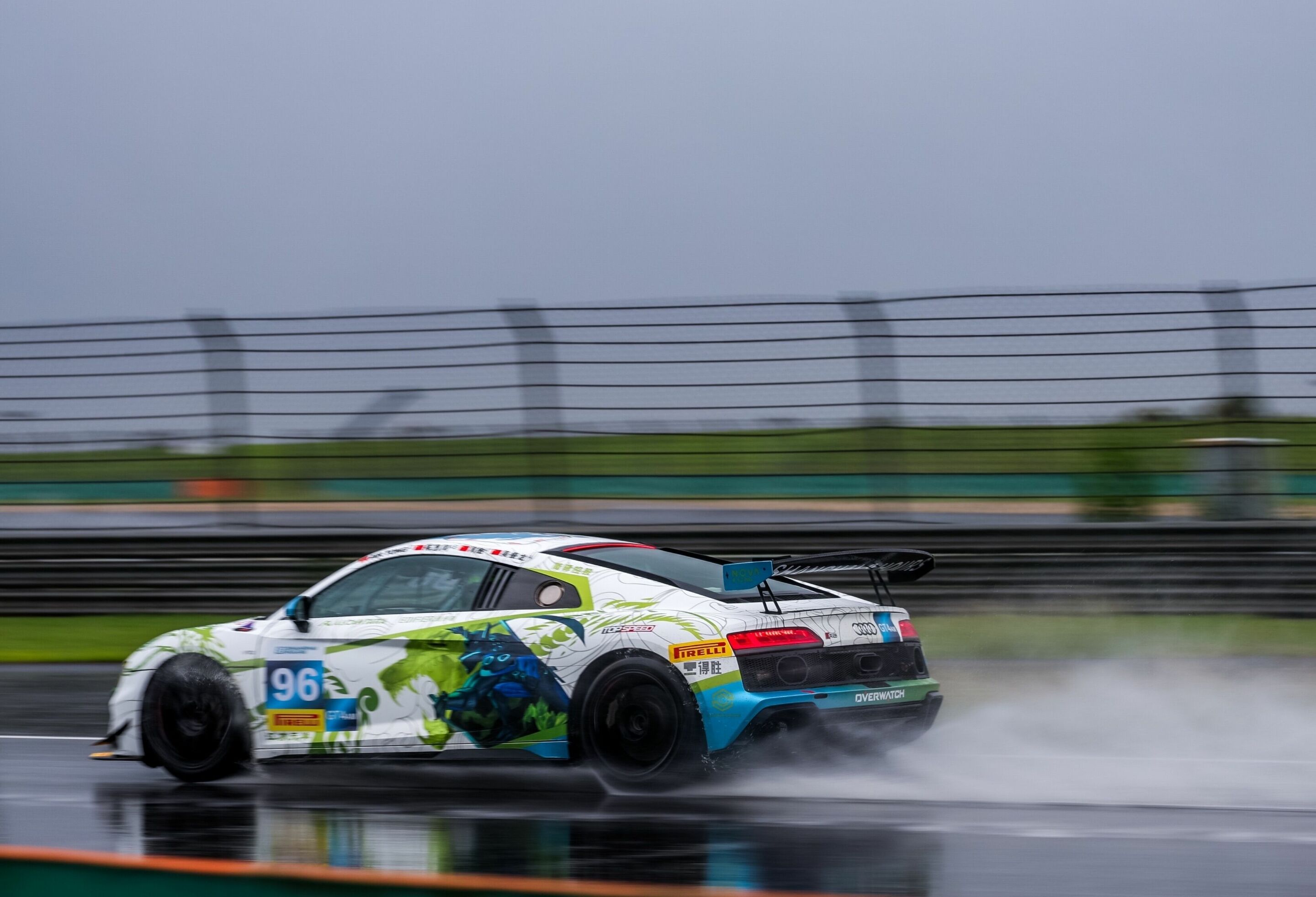 Shanghai 8 Hours 2024 - Audi R8 LMS GT4 #96 (Nova Racing), Xiao Min/Chin Sitong/Air Tong Yu/Wu Zhenlong