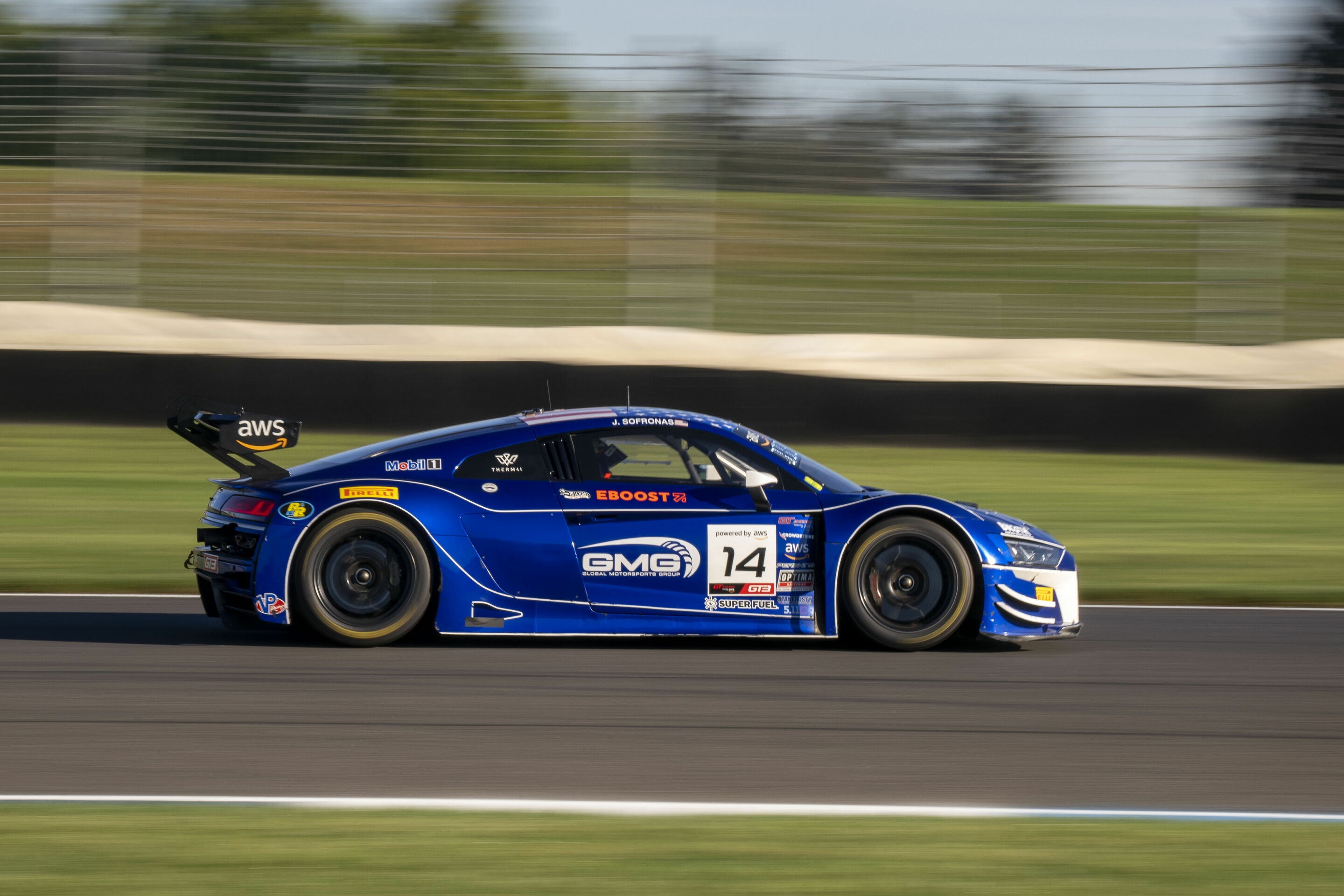GT America 2024 - Audi R8 LMS #14 (GMG Racing), James Sofronas