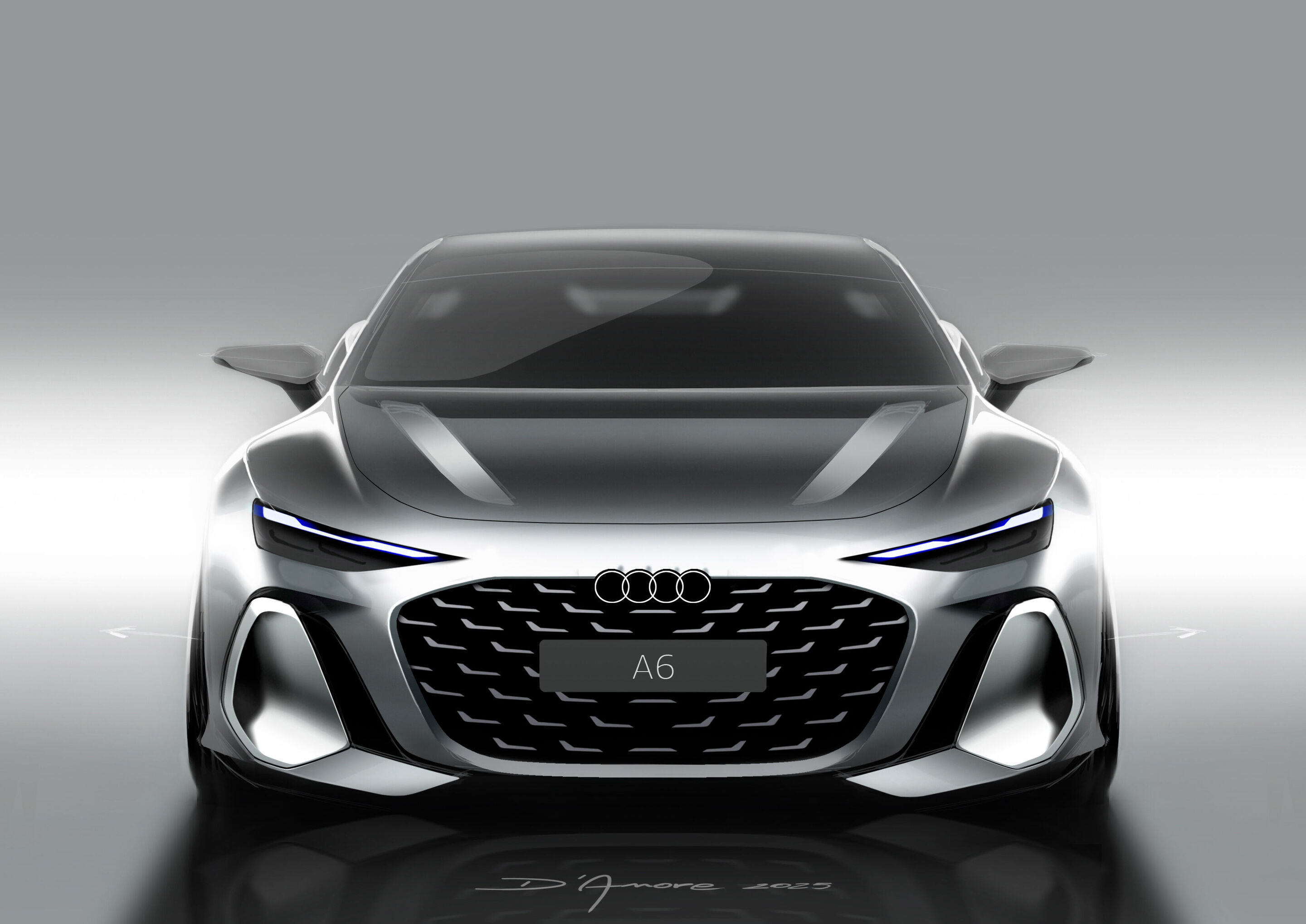 Skizze - Audi A6 Avant - Design Skizze