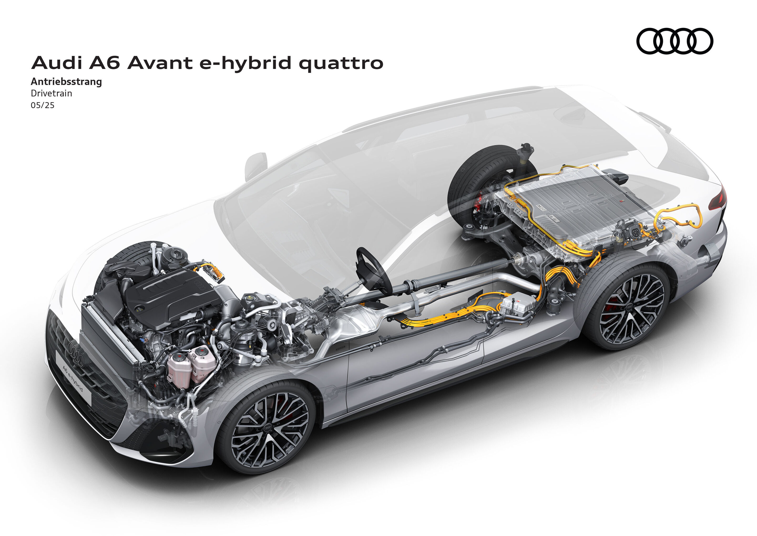 Illustration - Audi A6 Avant e-hybrid quattro - Drivetrain