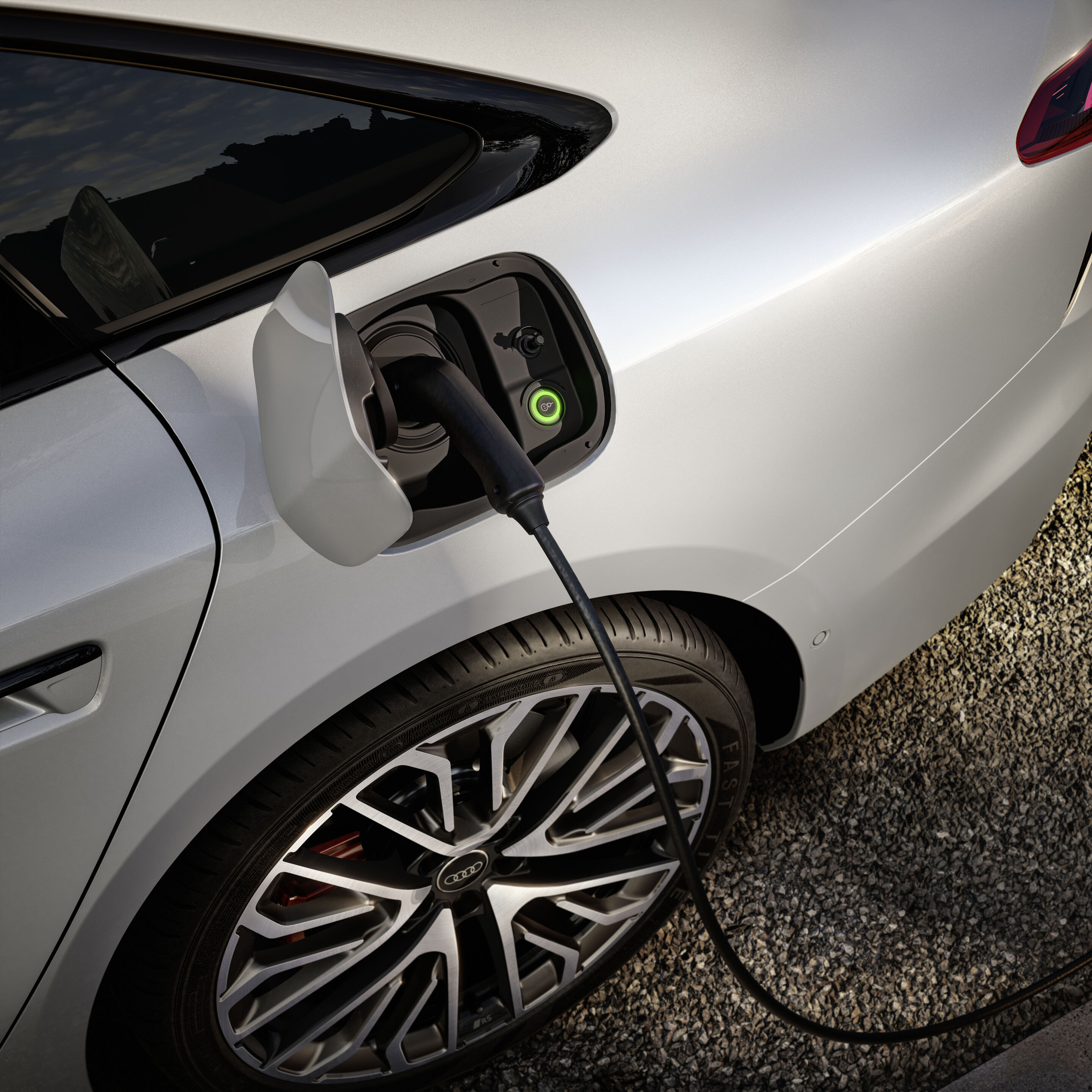Audi A6 Sedan e-hybrid quattro - Detail,
Colour: Glacier white