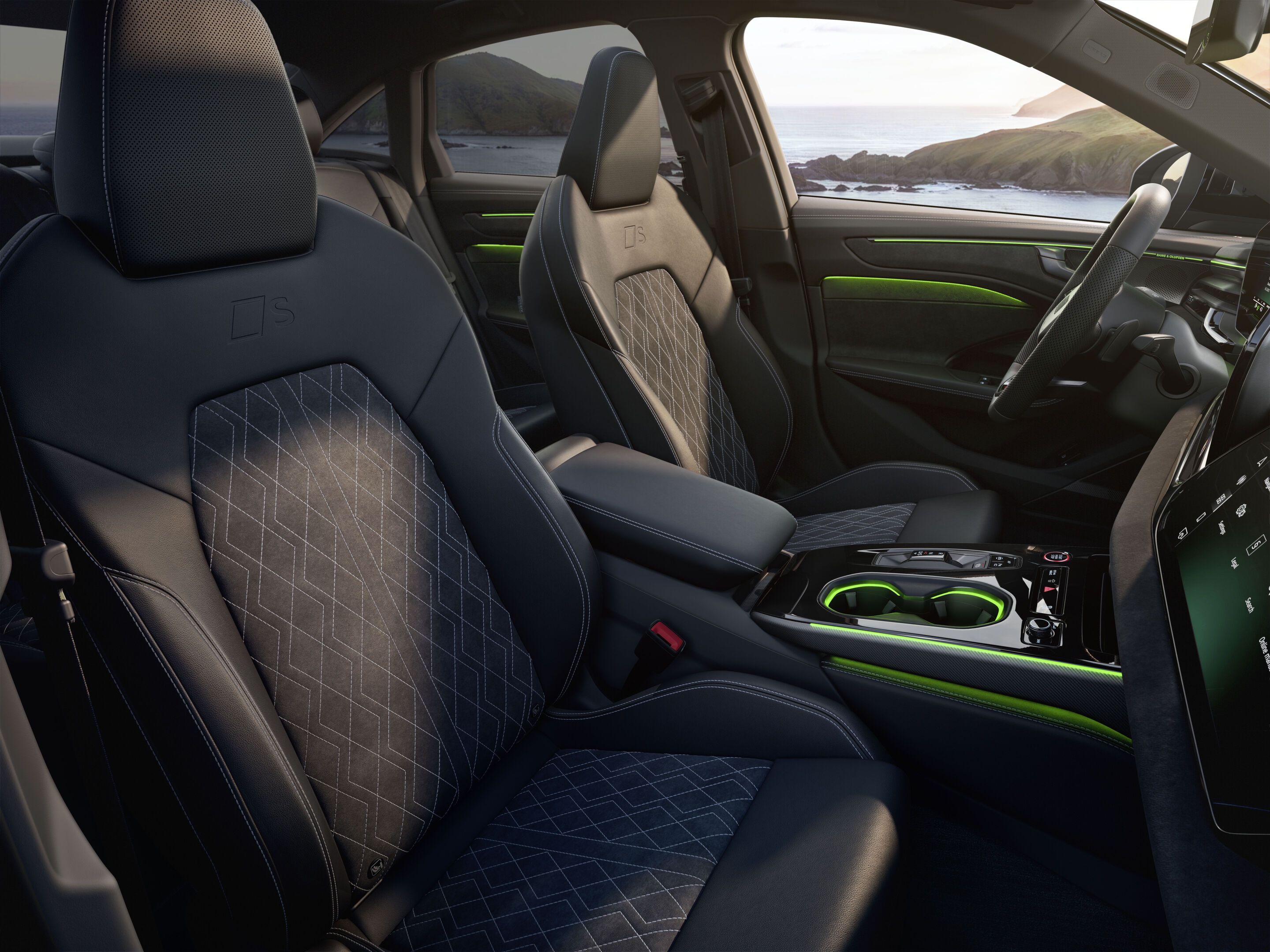 Audi A6 Sedan e-hybrid quattro - Interior,
Colour: Glacier white