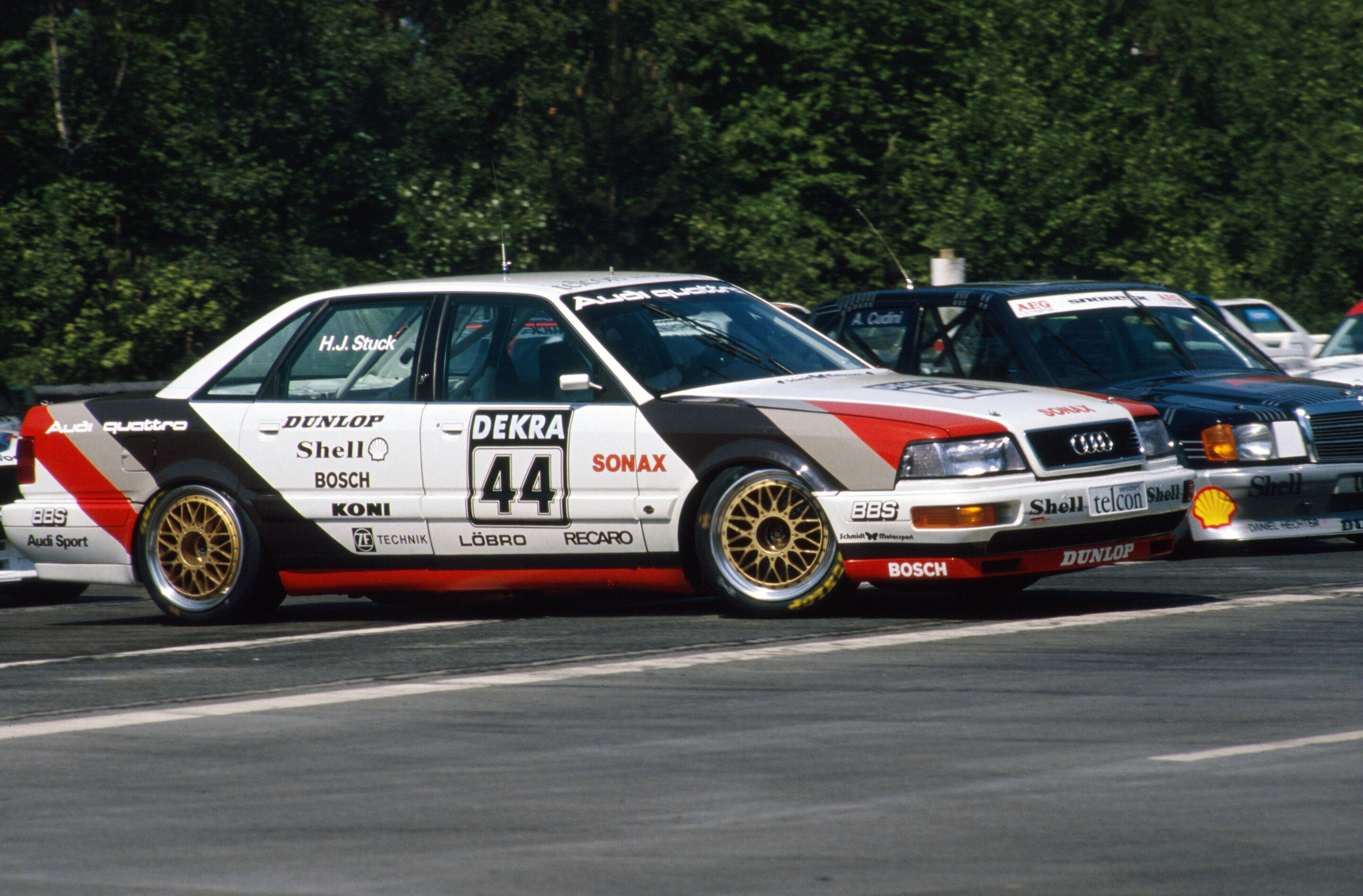 DTM Avus 1990 - Audi V8 quattro #44 (SMS), Hans-Joachim Stuck