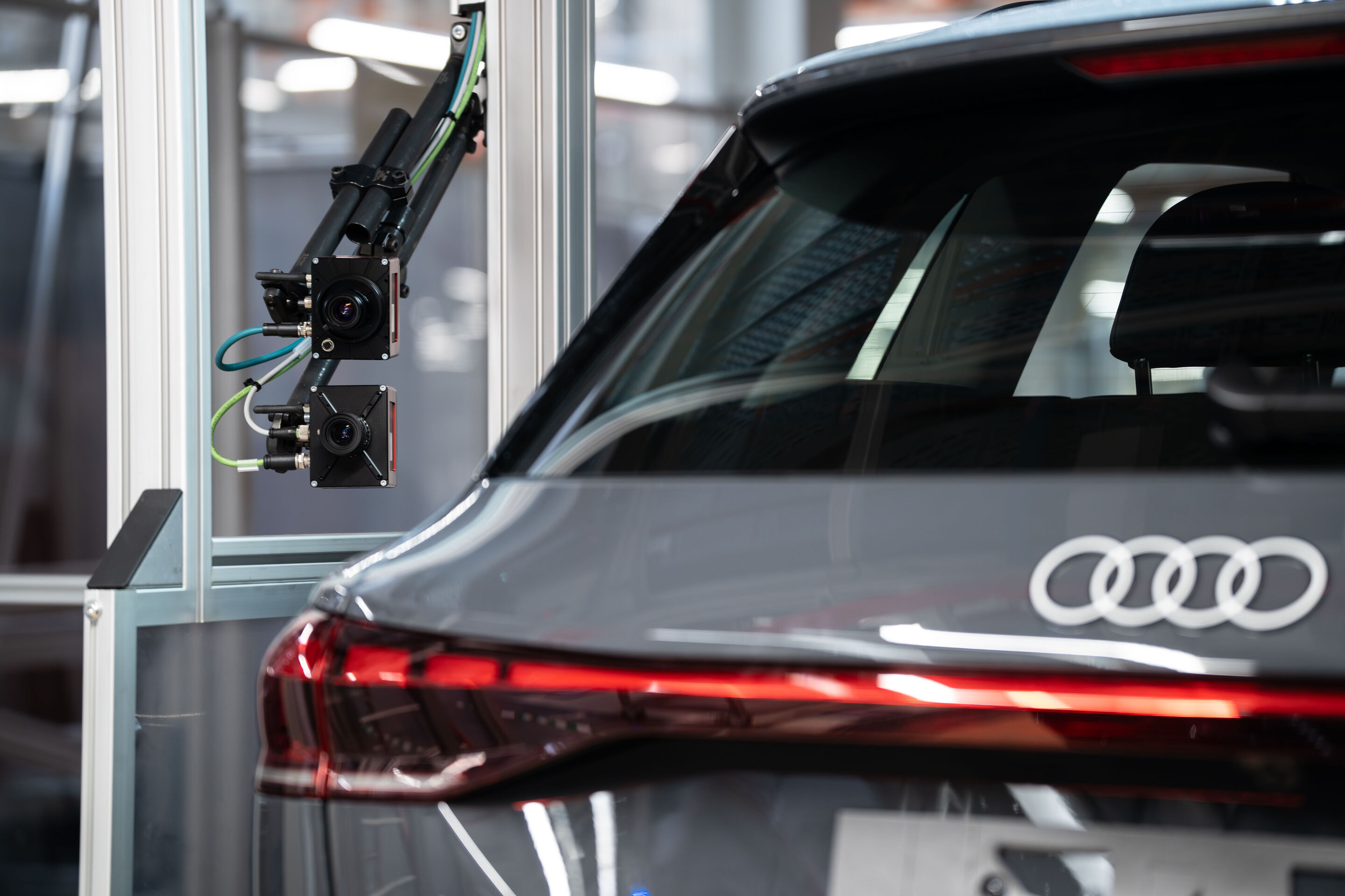 Artificial intelligence: Audi boosts production efficiency - “IRIS” uses cameras to check if labels showing technical information are applied to the vehicle correctly