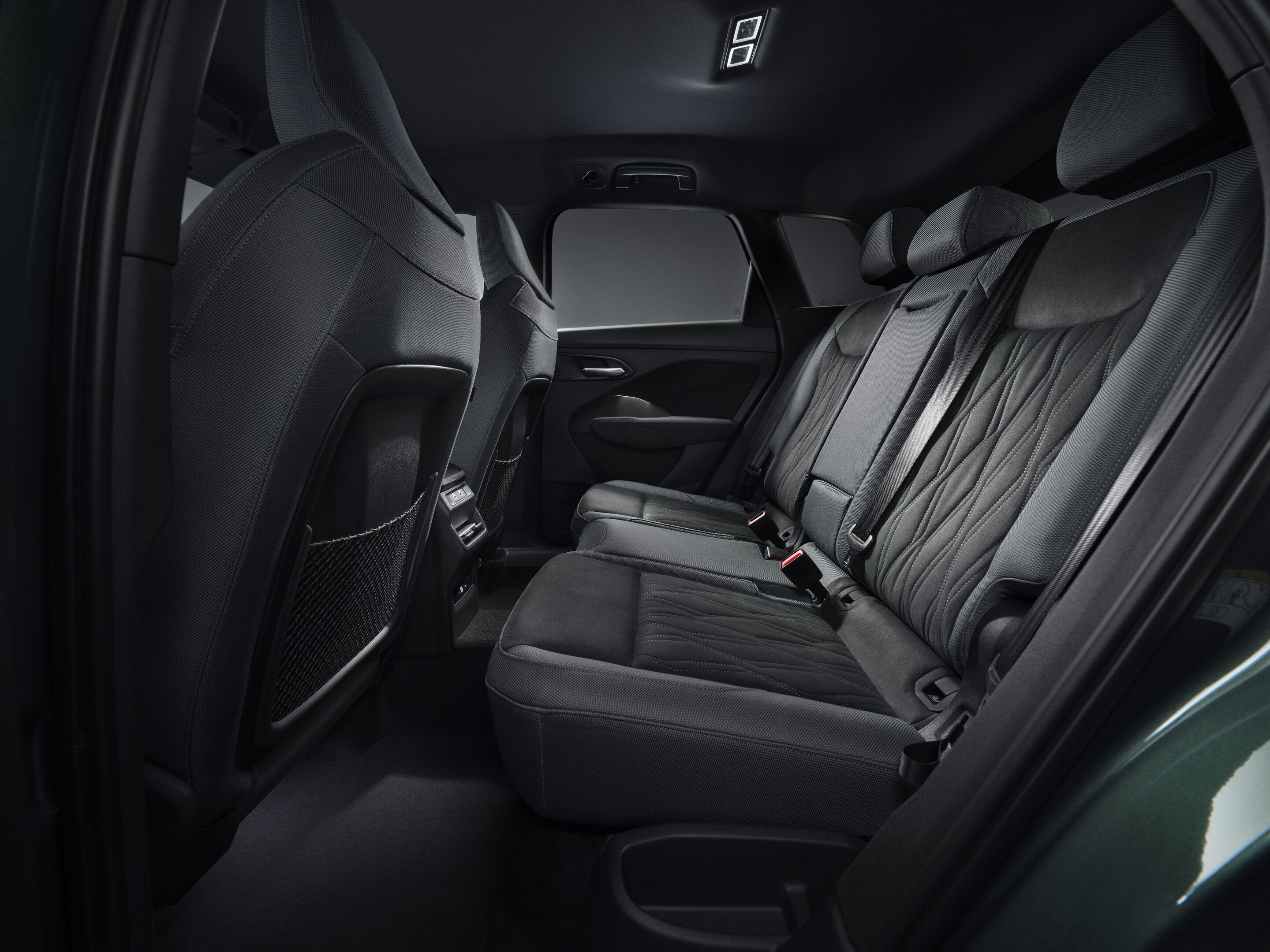 Audi Q3 SUV - Audi Q3, in-studio interior view, rear