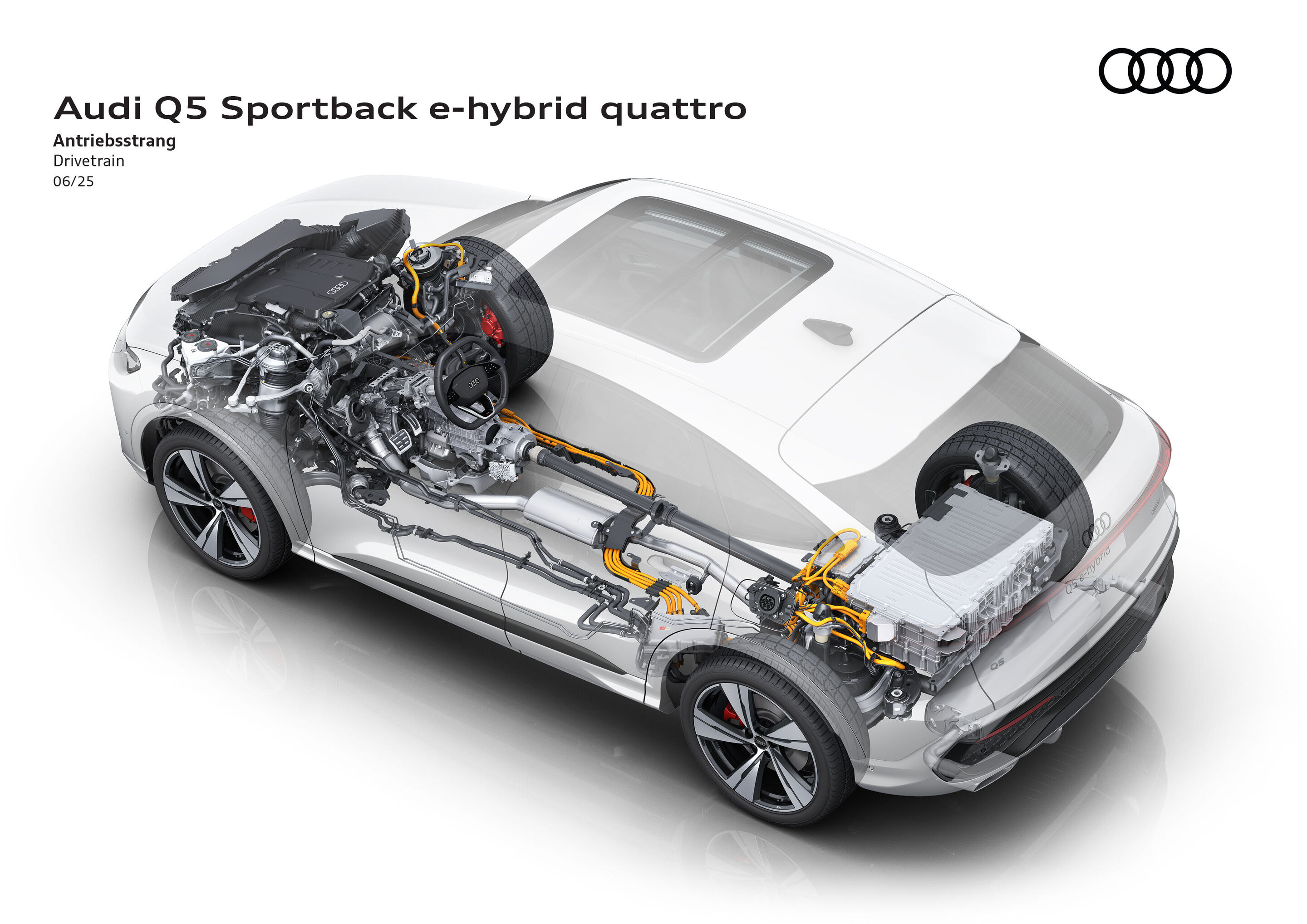 Illustration - Audi Q5 Sportback e-hybrid quattro - Drivetrain