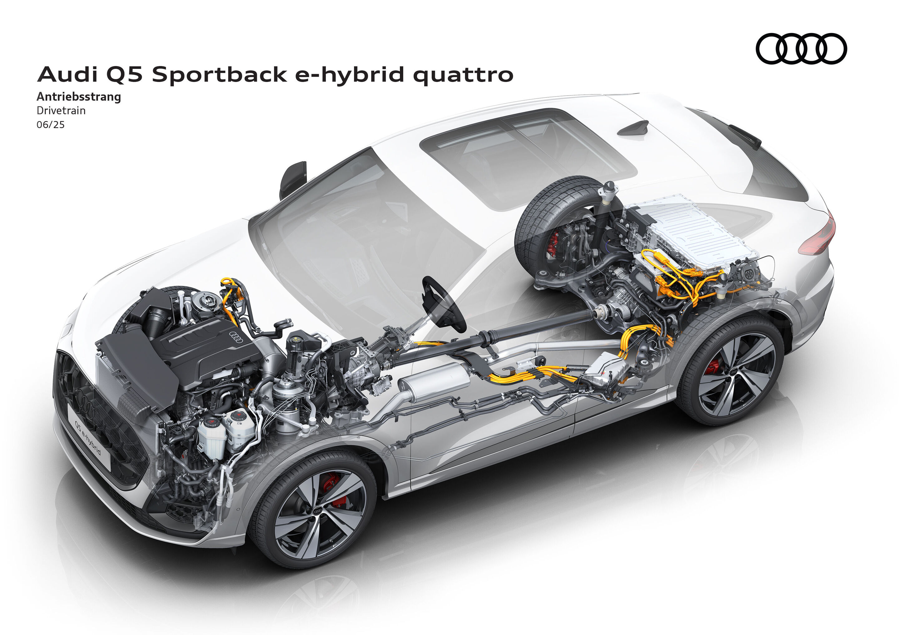 Illustration - Audi Q5 Sportback e-hybrid quattro - Drivetrain