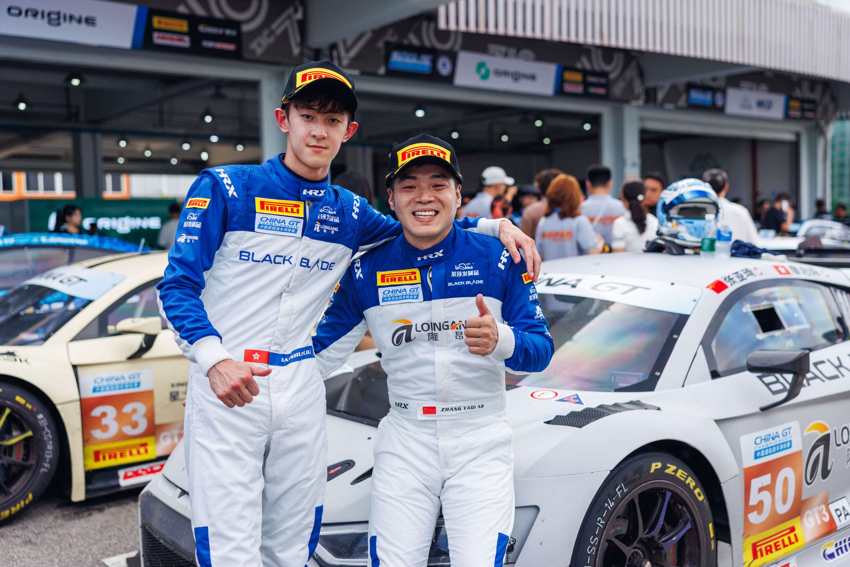 China GT Championship 2025 - Audi R8 LMS #50 (Harmony Racing), Liu Kaishun/Dennis Zhang