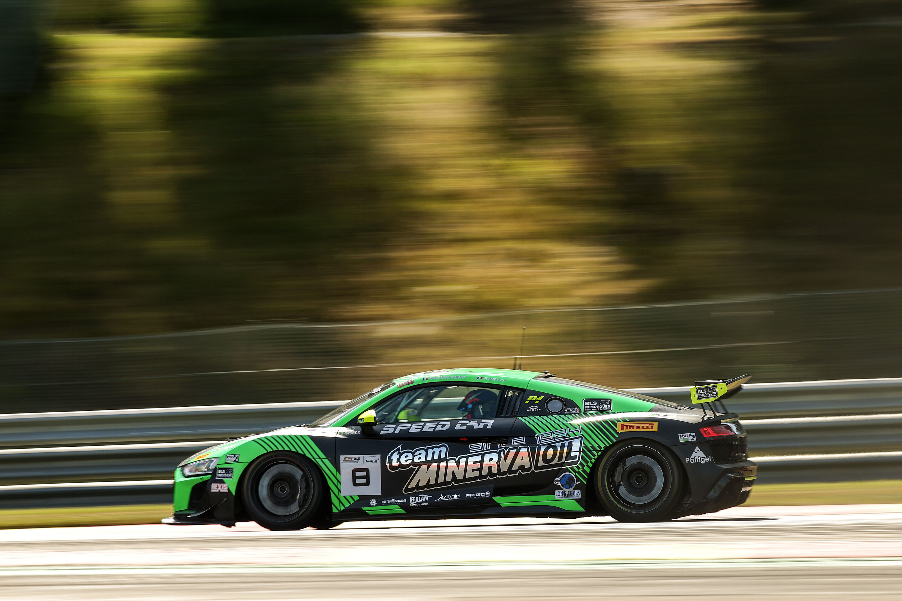 GT4 European Series 2025 - Audi R8 LMS GT4 #8 (Team Speedcar), Gregory Guilvert/Paul Petit