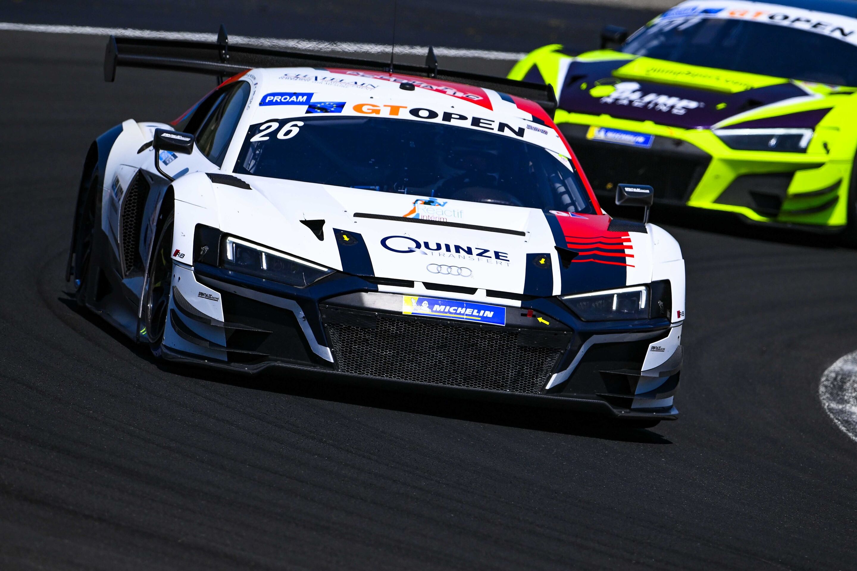 International GT Open 2025 - Audi R8 LMS #26 (Saintéloc Racing), Michael Blanchemain/Marcus Påverud