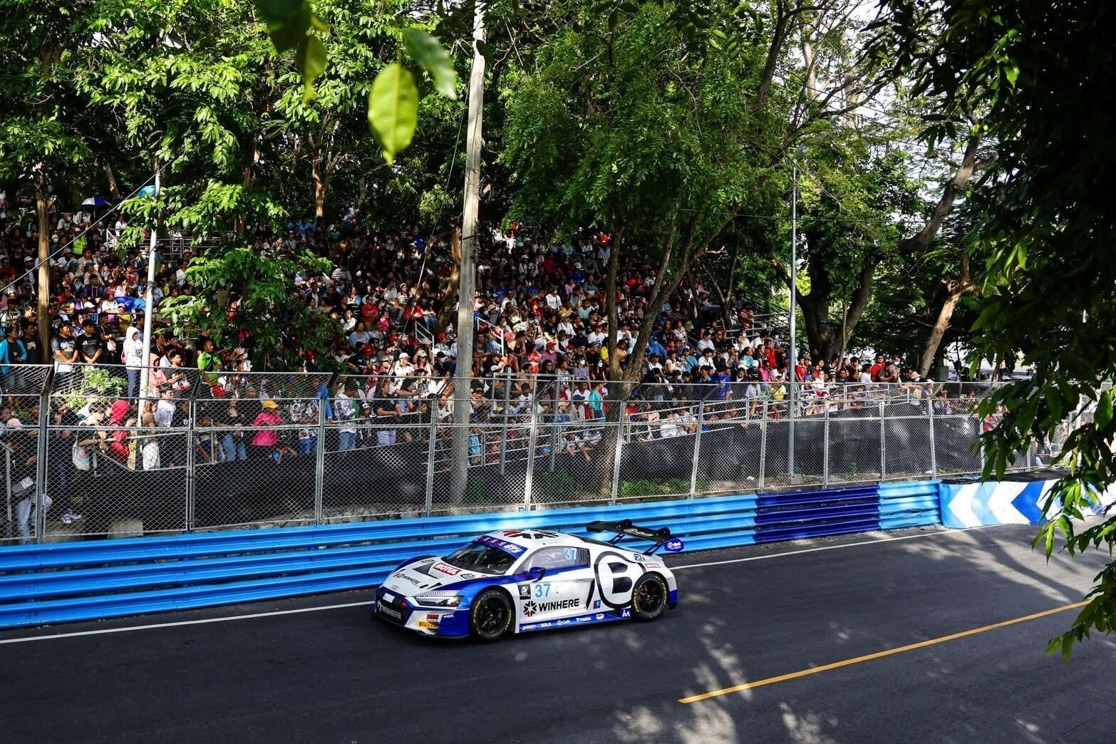 Thailand Super Series 2025 - Audi R8 LMS #37 (B-Quik Absolute Racing), Akash Nandy/Deng Yi