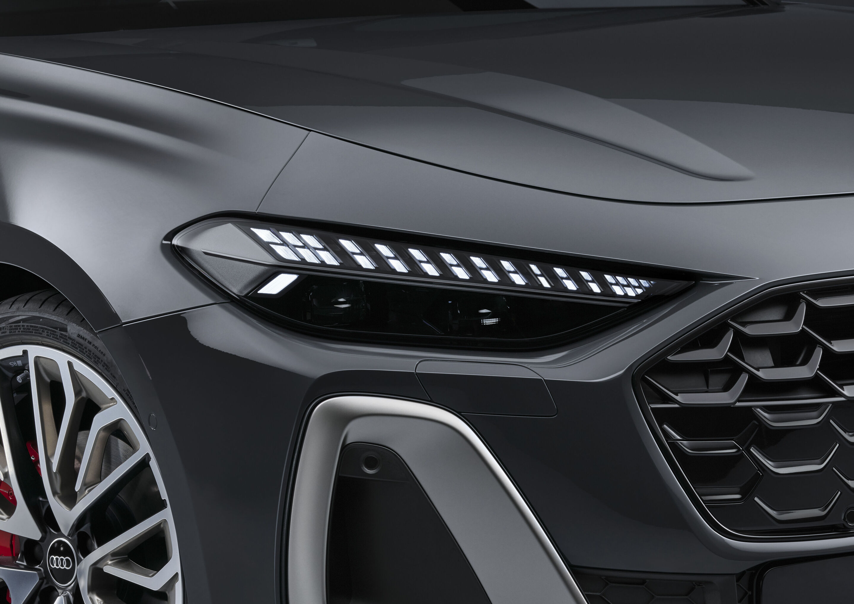 Audi A5 Limousine - Detail,
Farbe: Magnetgrau