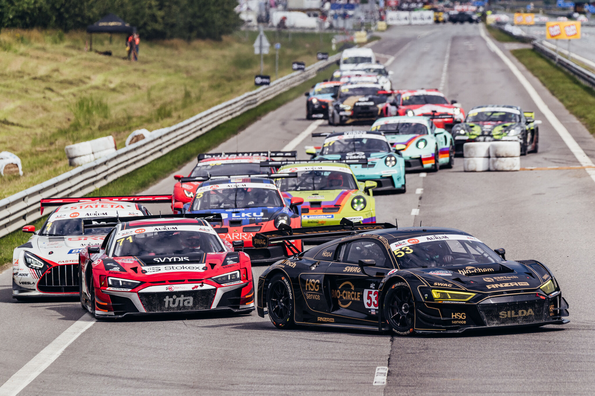 Aurum 1006 km Race powered by Hankook 2025 - Audi R8 LMS #53 (Bio-Circle & HSG by SWAG), Egidijus Grazys/Karolis Jovaiša/Mantas Matukaitis