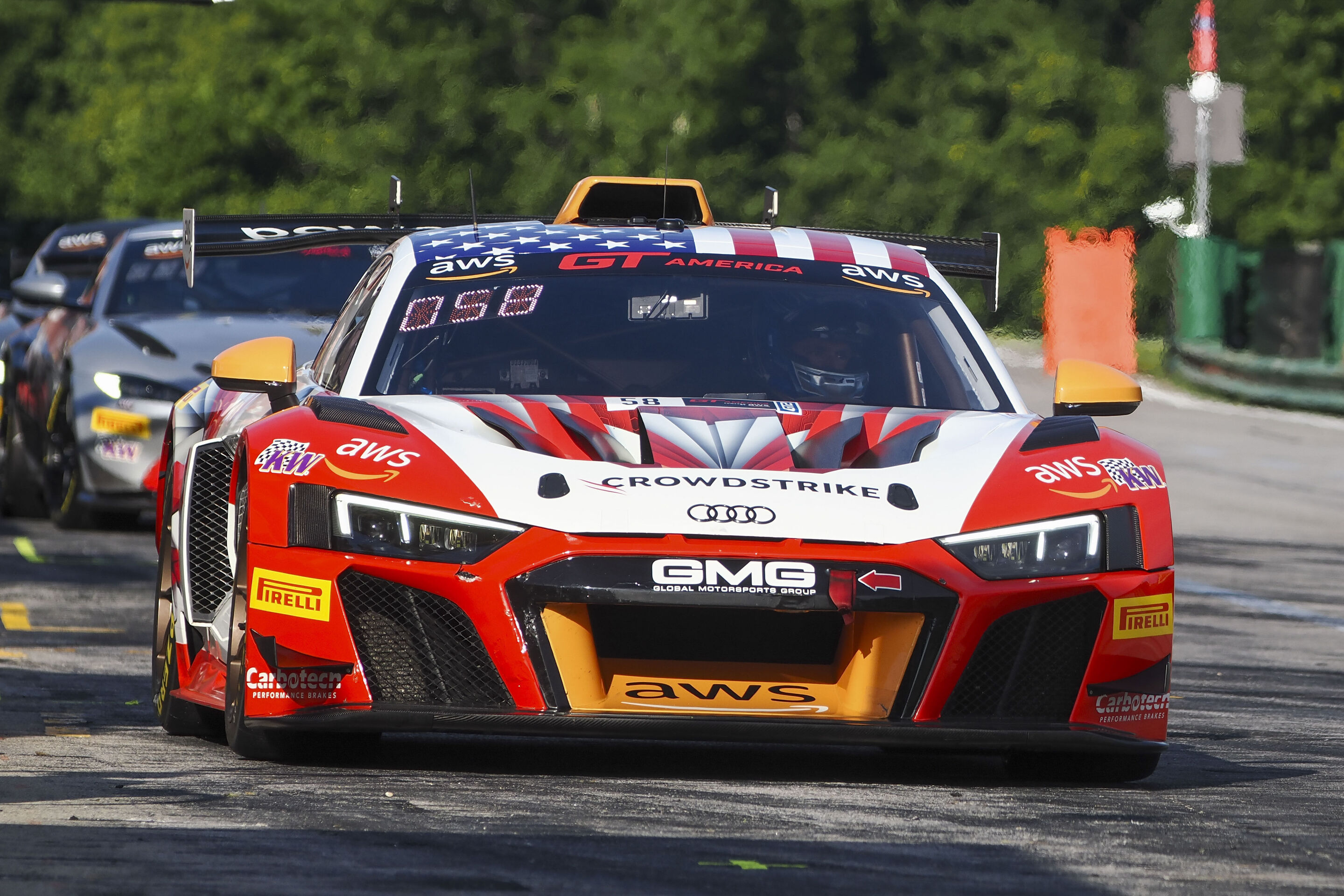 GT America 2025 - Audi R8 LMS #58 (GMG Racing), CJ Moses