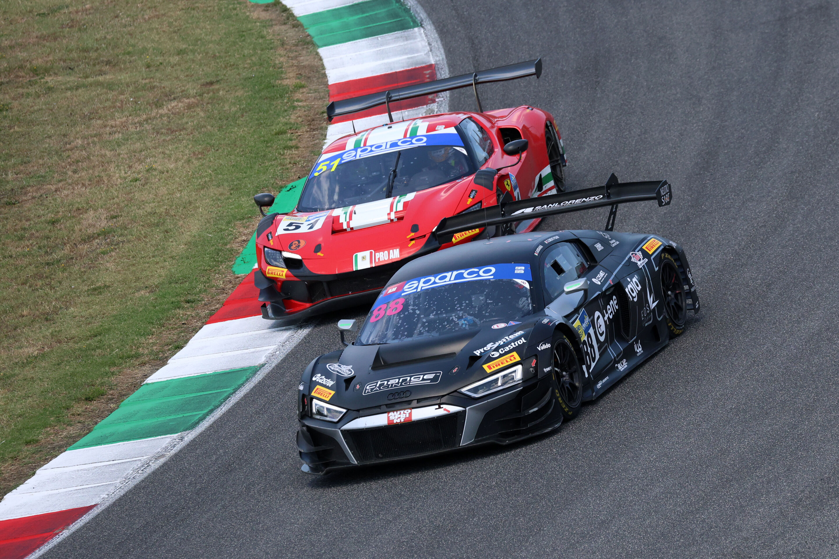 Campionato Italiano Gran Turismo 2025 - Audi R8 LMS #88 (Tresor Attempto Racing), Marco Cassarà/Alberto Clementi Pisani