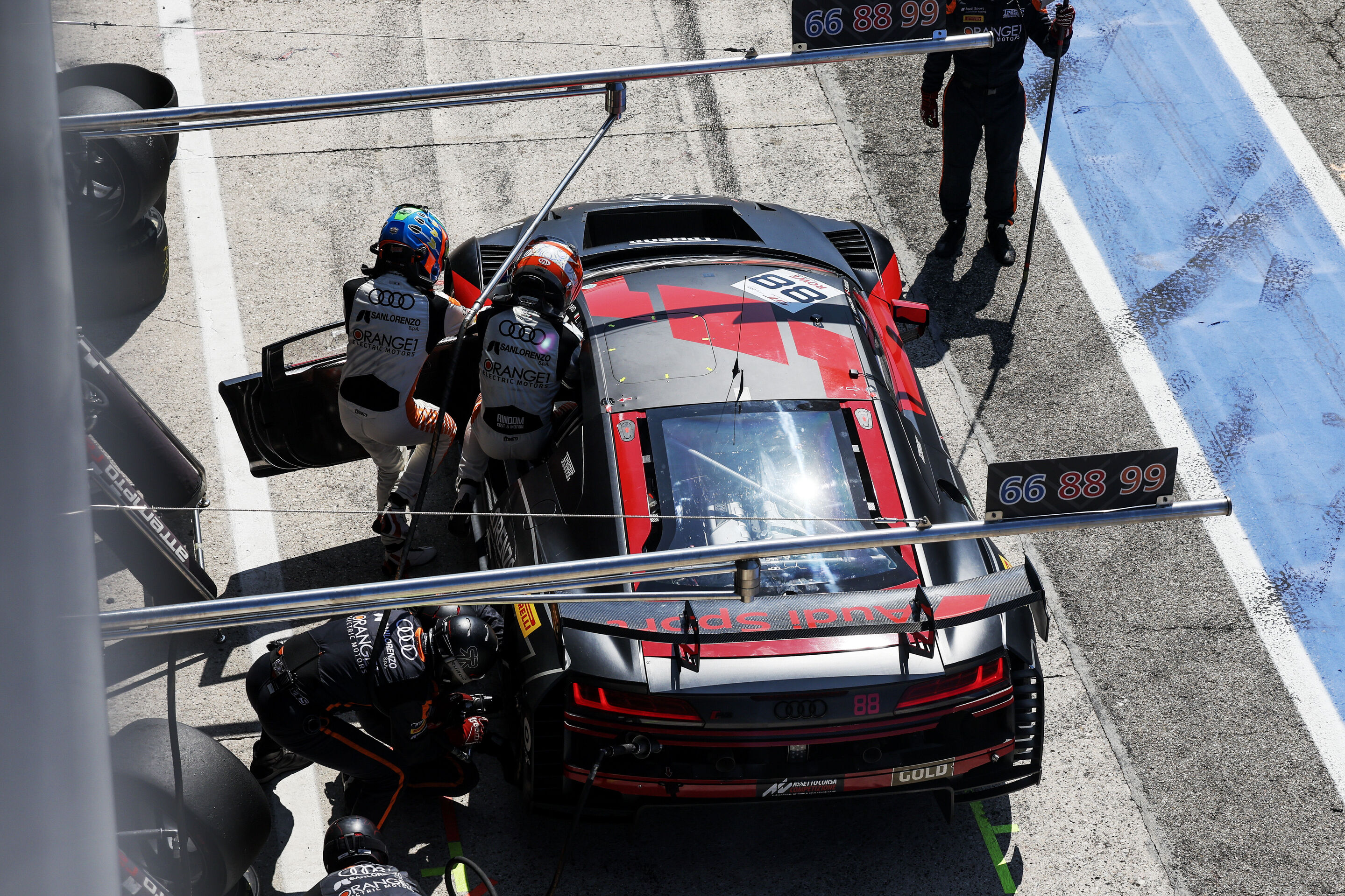 GT World Challenge Europe 2025 - Audi R8 LMS #88 (Tresor Attempto Racing), Sebastian Øgaard/Leonardo Moncini