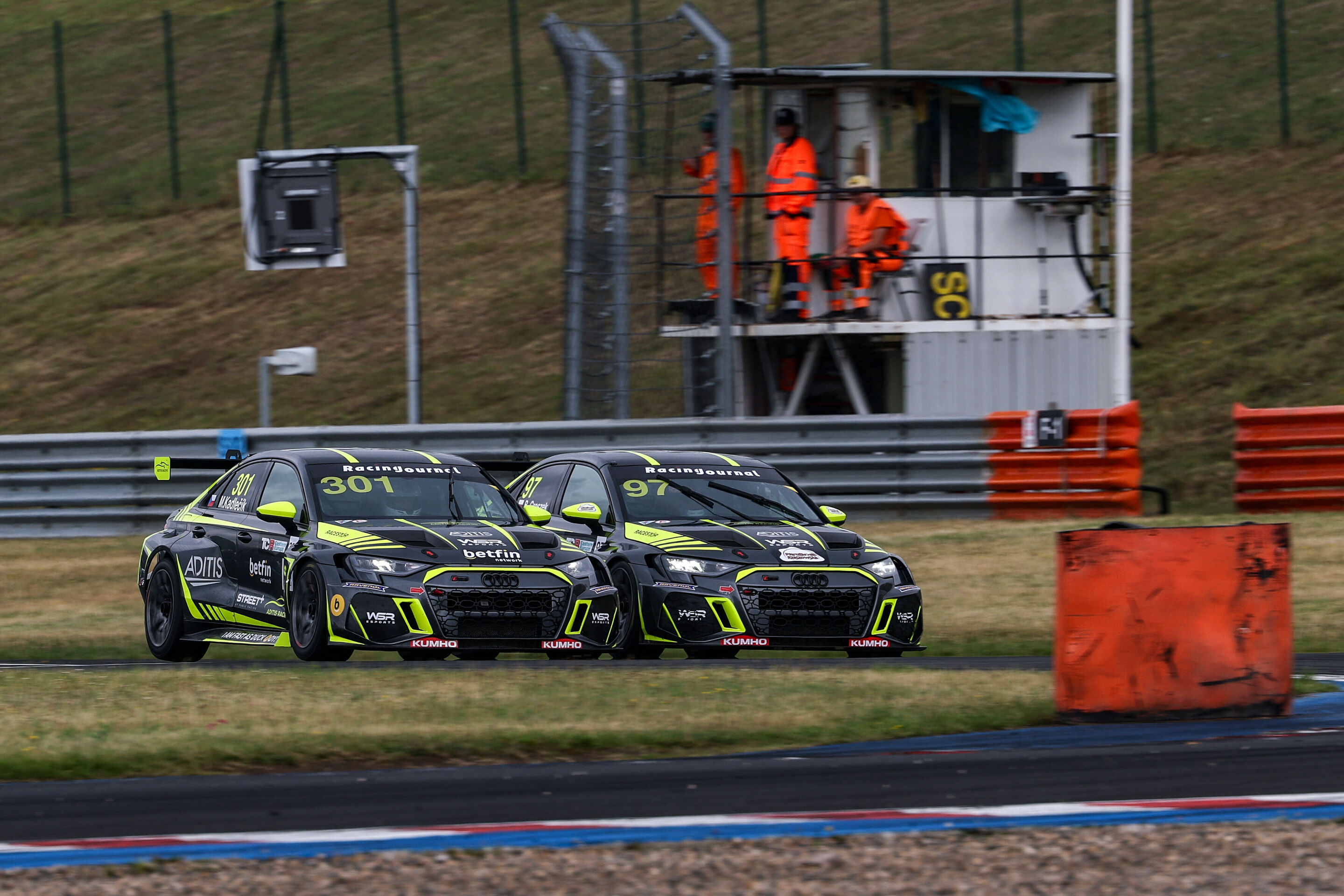 TCR Eastern Europe 2025 - Audi RS 3 LMS #301 (Aditis Racing), Martin Kadlečík; Audi RS 3 LMS #97 (Aditis Racing), Bartosz Groszek
