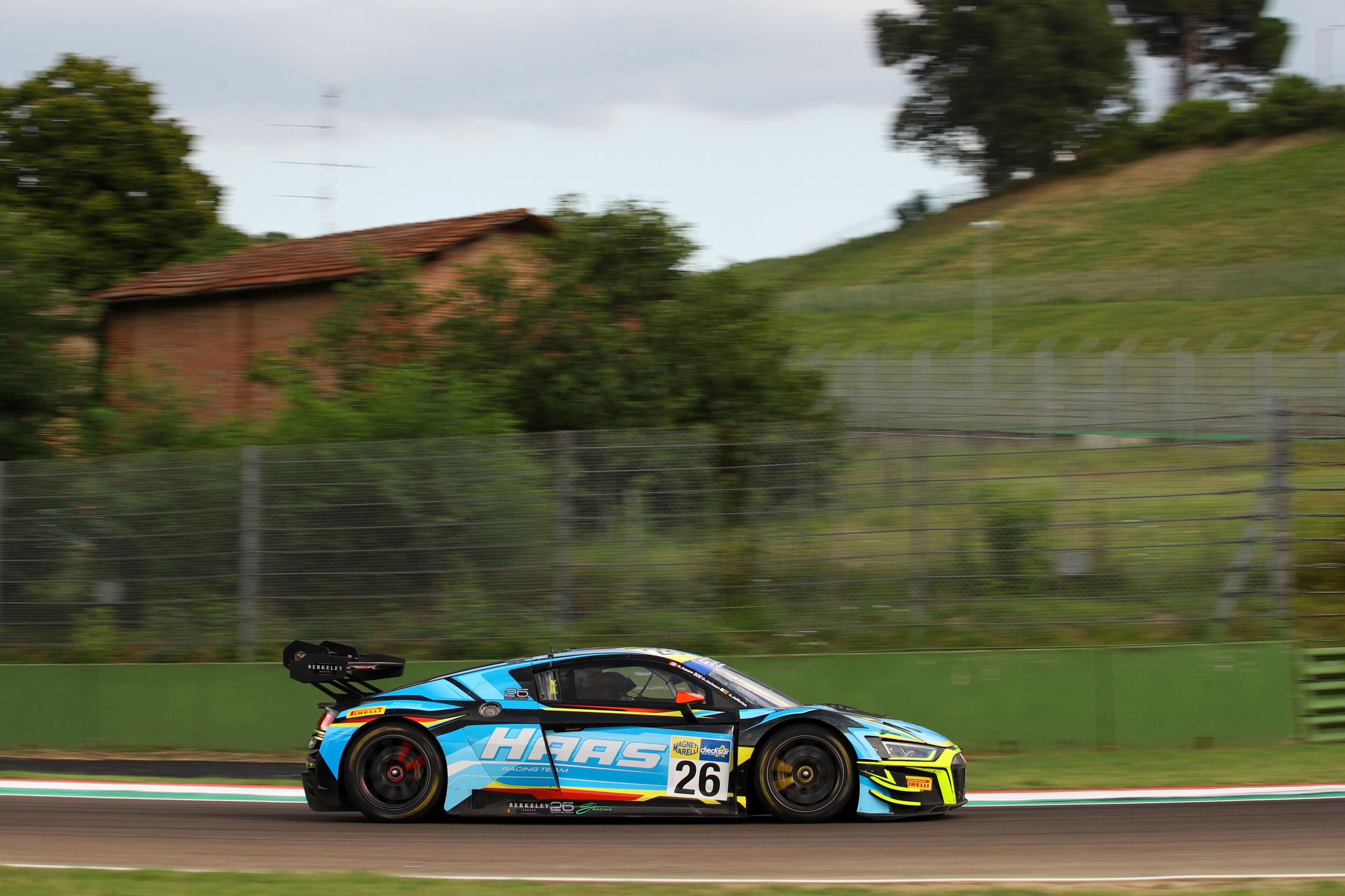 Campionato Italiano Gran Turismo 2025 - Audi R8 LMS #26 (Haas RT), Ramez Azzam/Omar Jackson/Axcil Jefferies