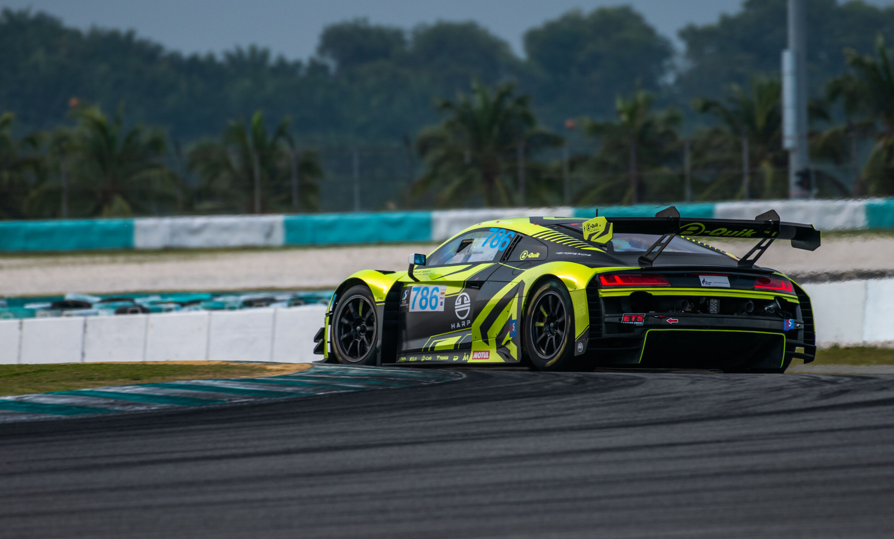 Thailand Super Series 2025 - Audi R8 LMS #786 (B-Quik Absolute Racing), Haziq Oh/Aaron Lim